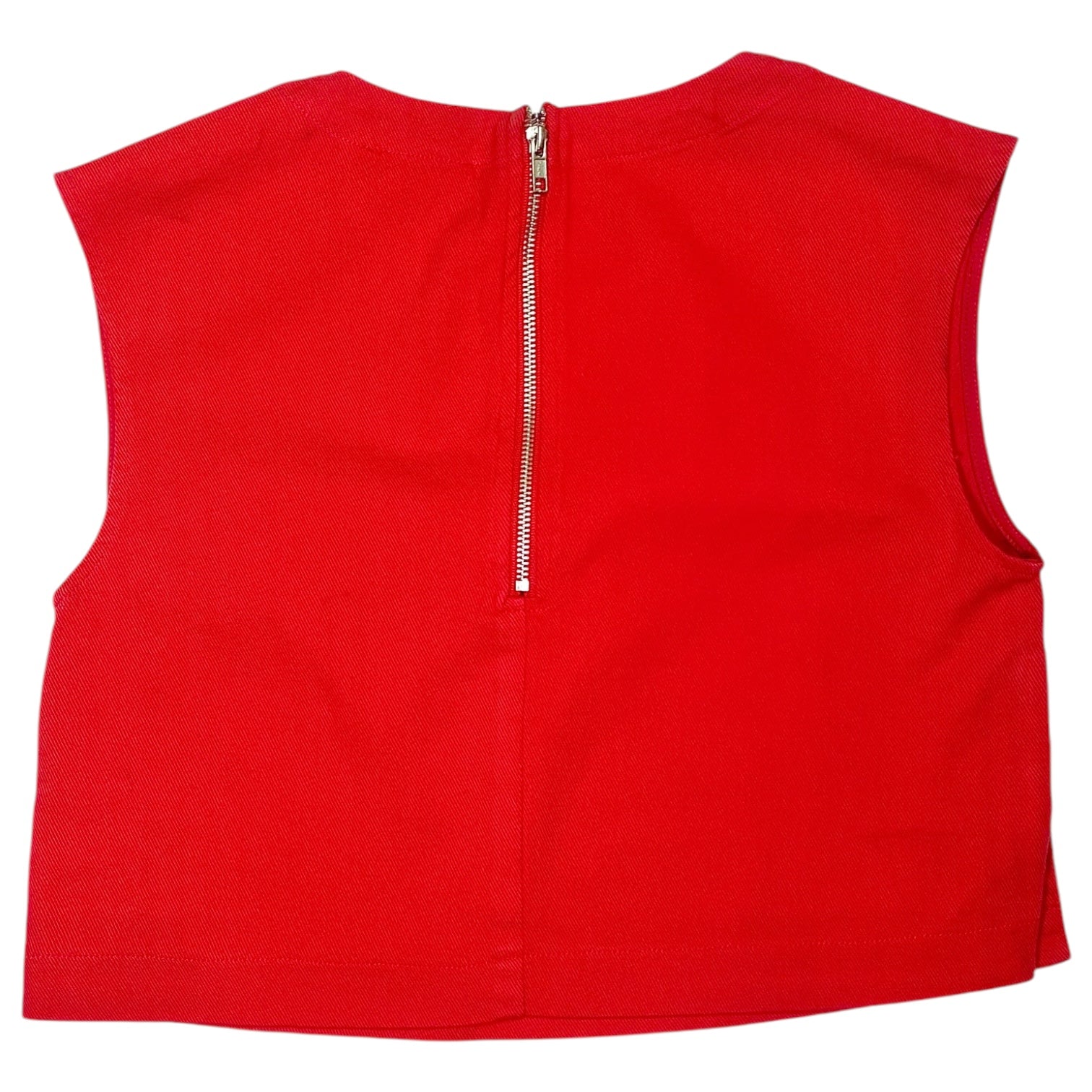 Lollie Denim Top Red