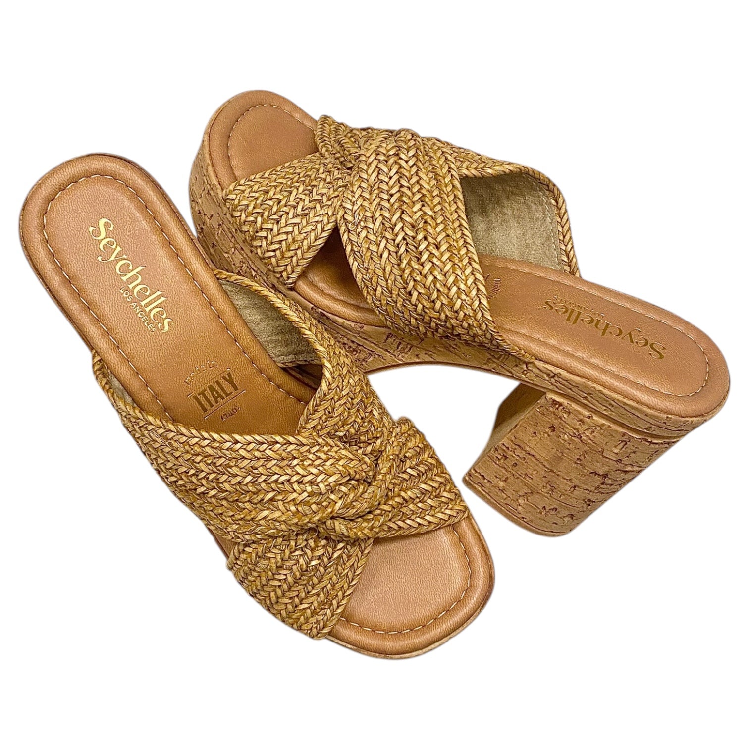 Woven Platform Tan