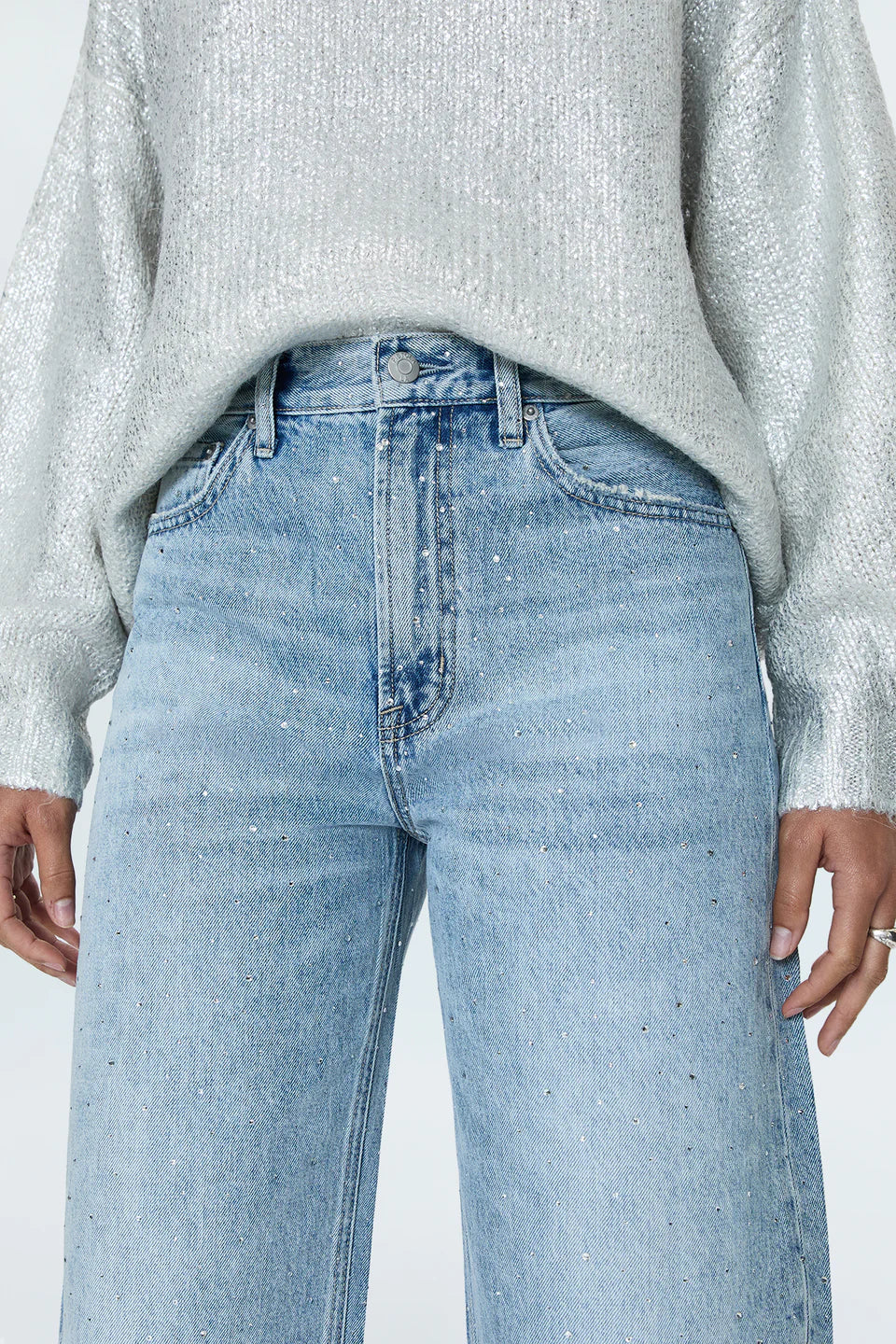 Wes Barrel Jean Glitz