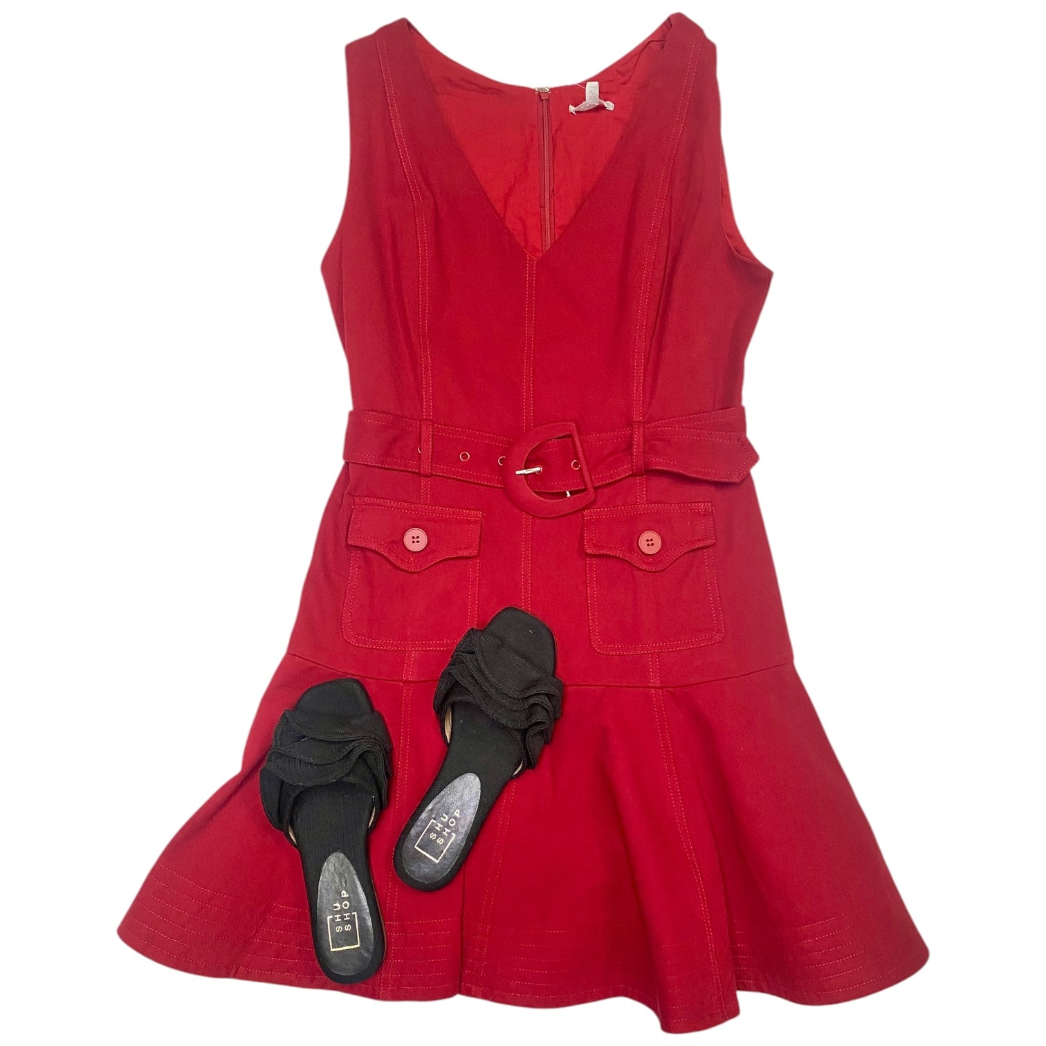 Beckett Dress Red