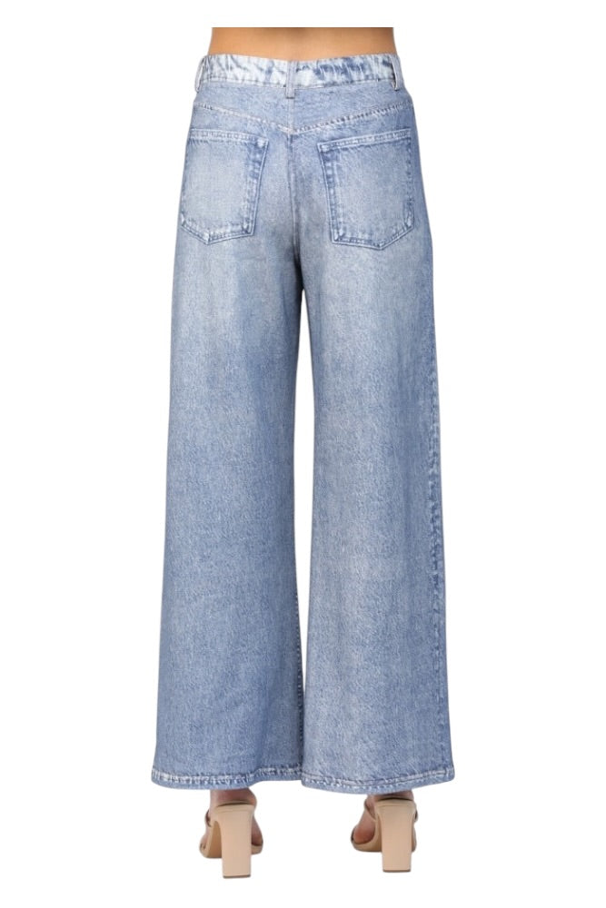 Maxinne Sweatpant Jean Blue Denim