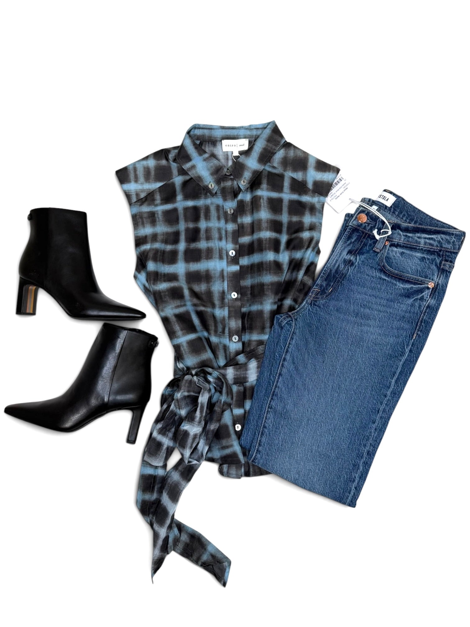 Loretta Top Brown Blue