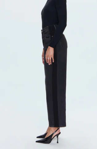 Wes High Rise Barrel Jean Cinema