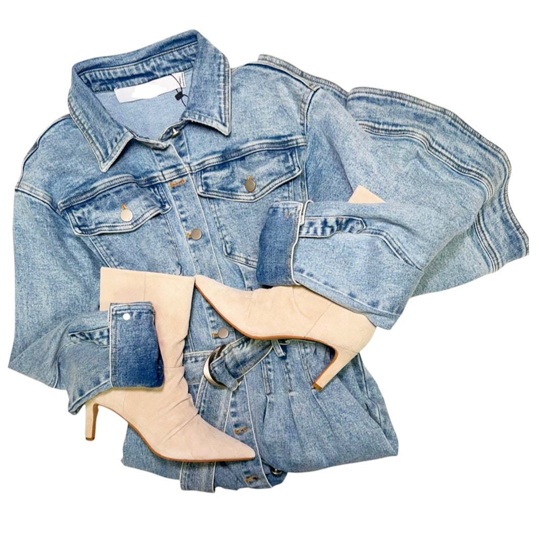 Denim Midi Dress
