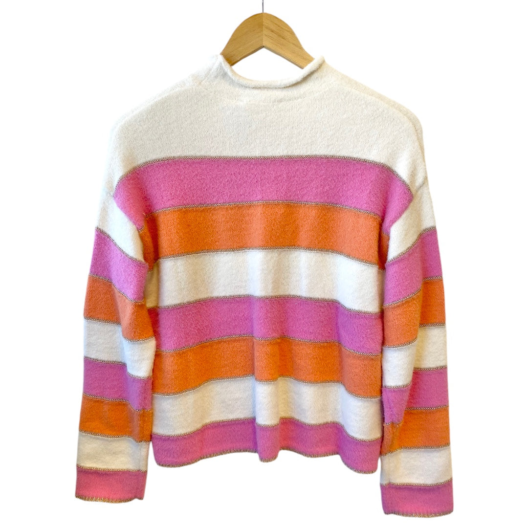 Elaine Stripe Sweater Pink