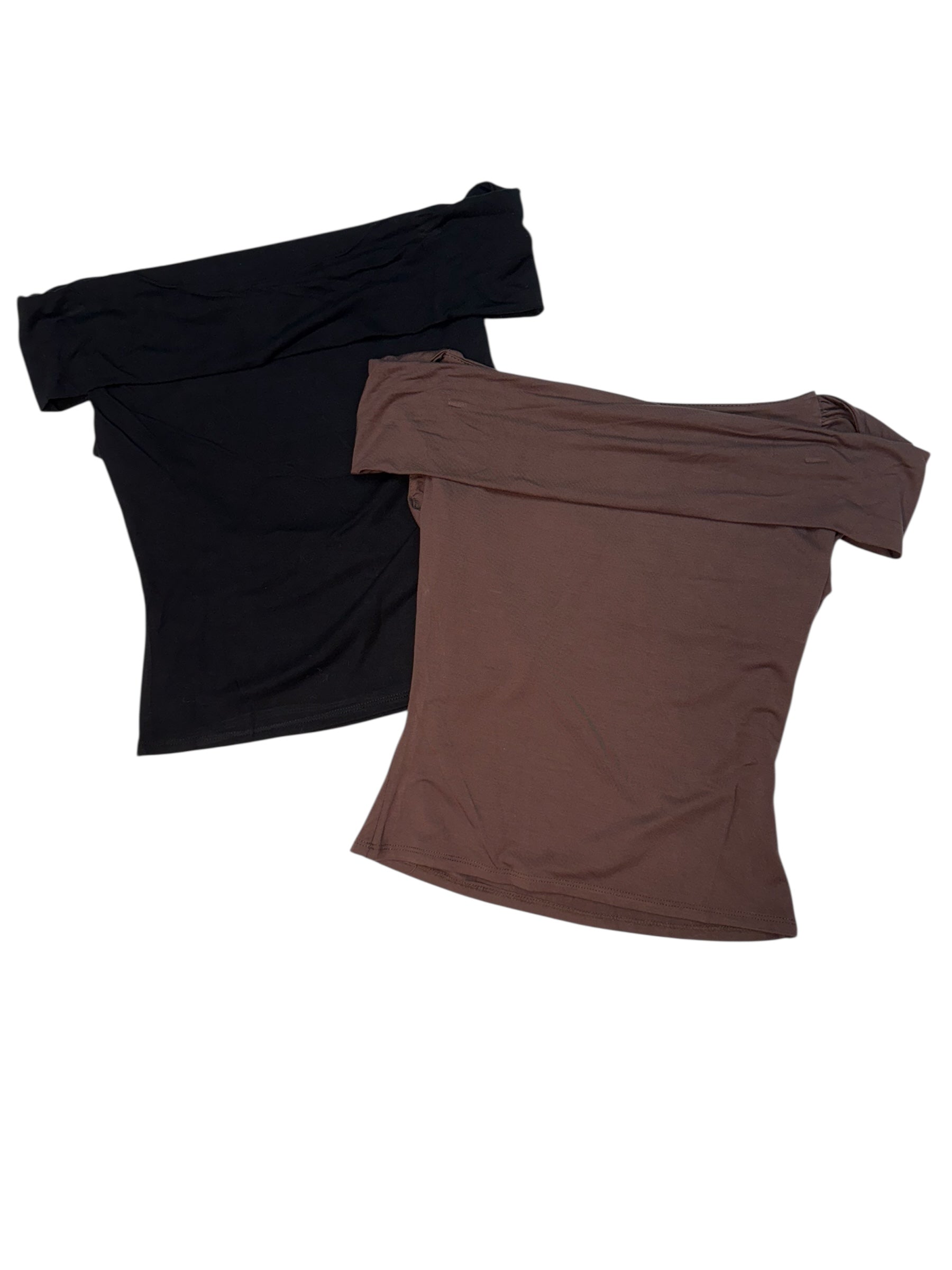 Leslie Off the Shoulder Top Black