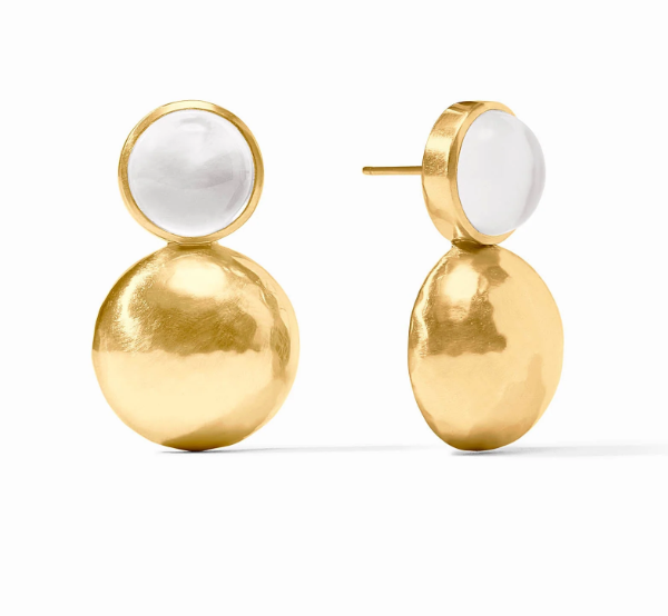 Solara Midi Earring Iridescent Clear