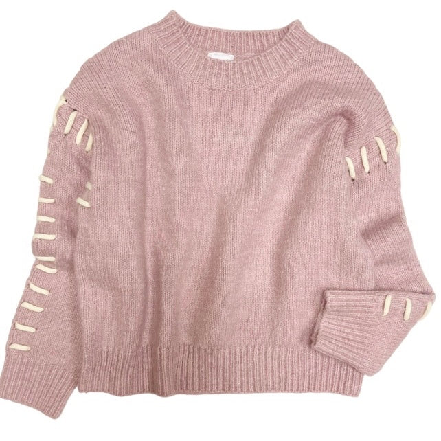 Stitch Sweater Pink