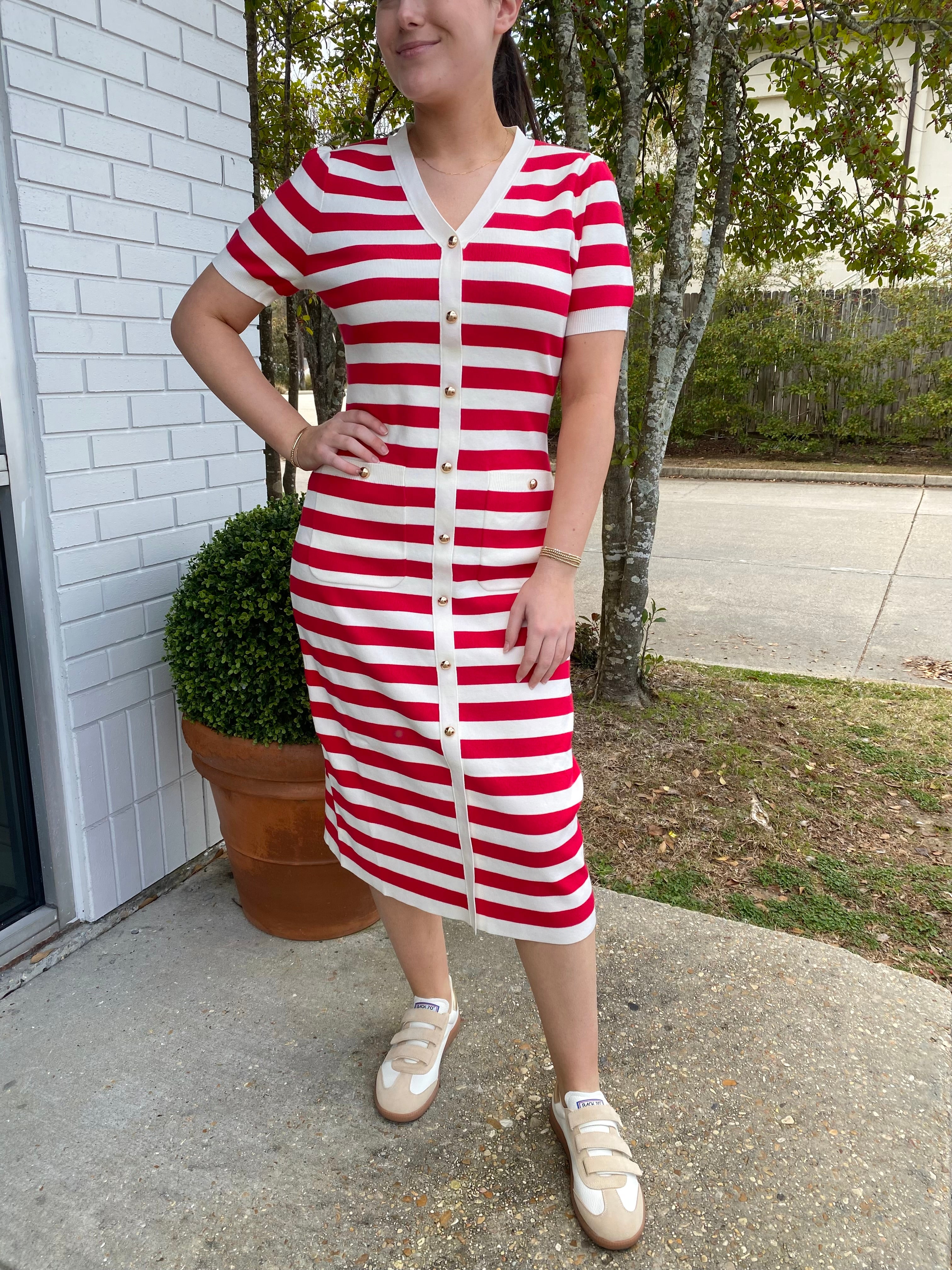 Lucia Dress Red