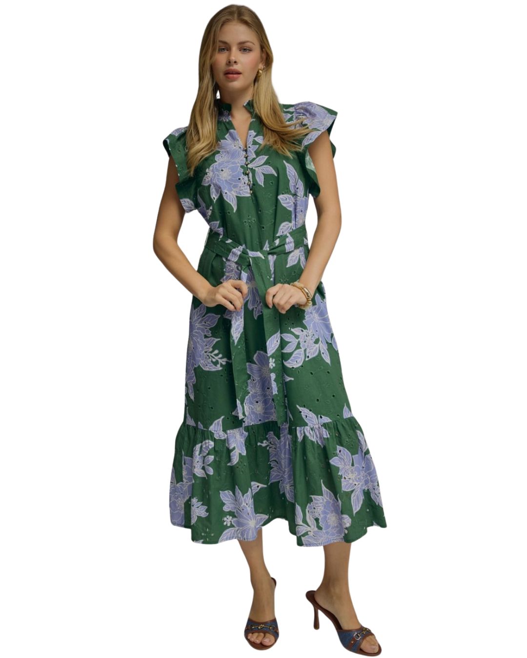 Winifred Dress H Green
