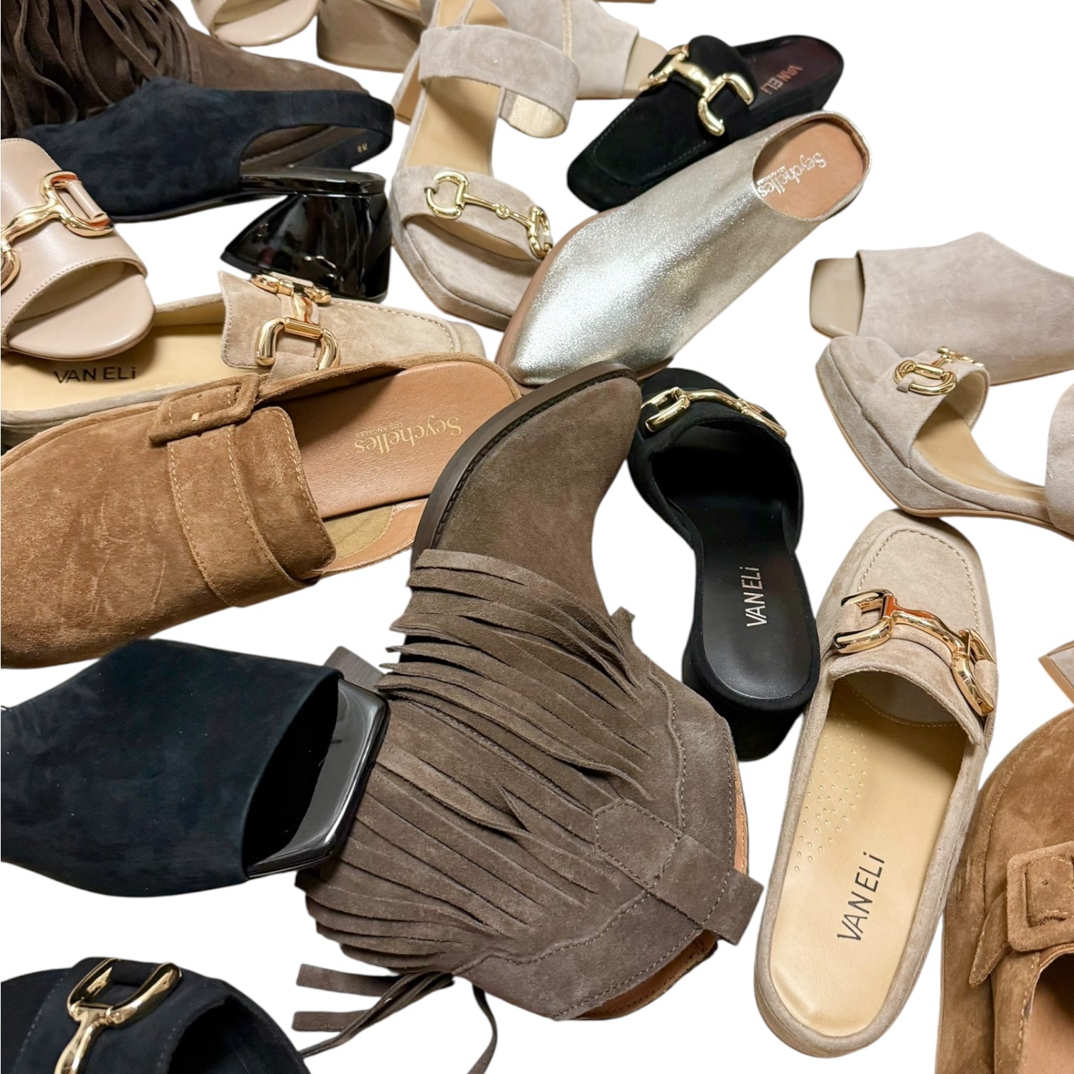 Fringe Ankle Boot DK. Brown Suede