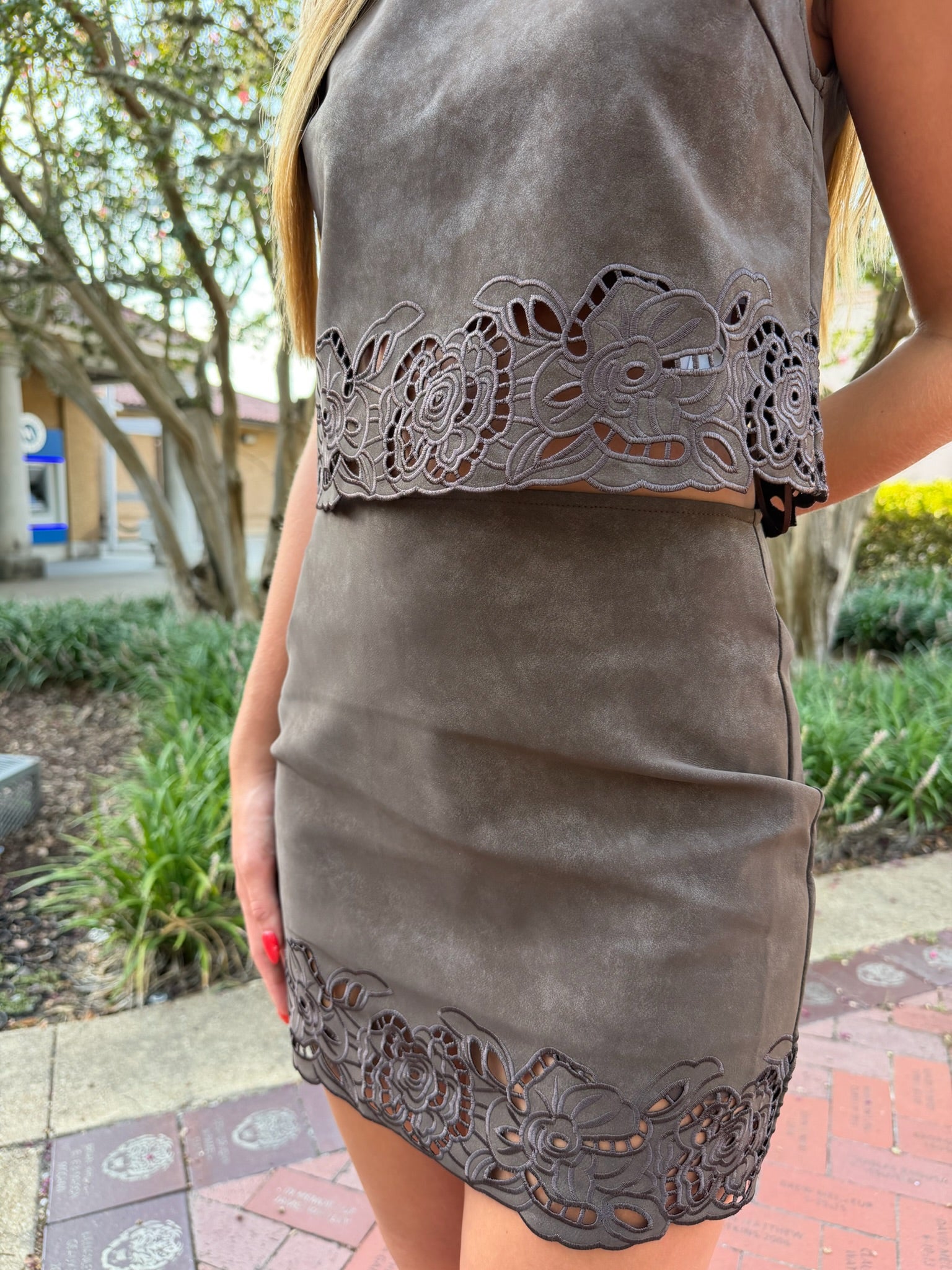 Aviana Skirt Dark Brown