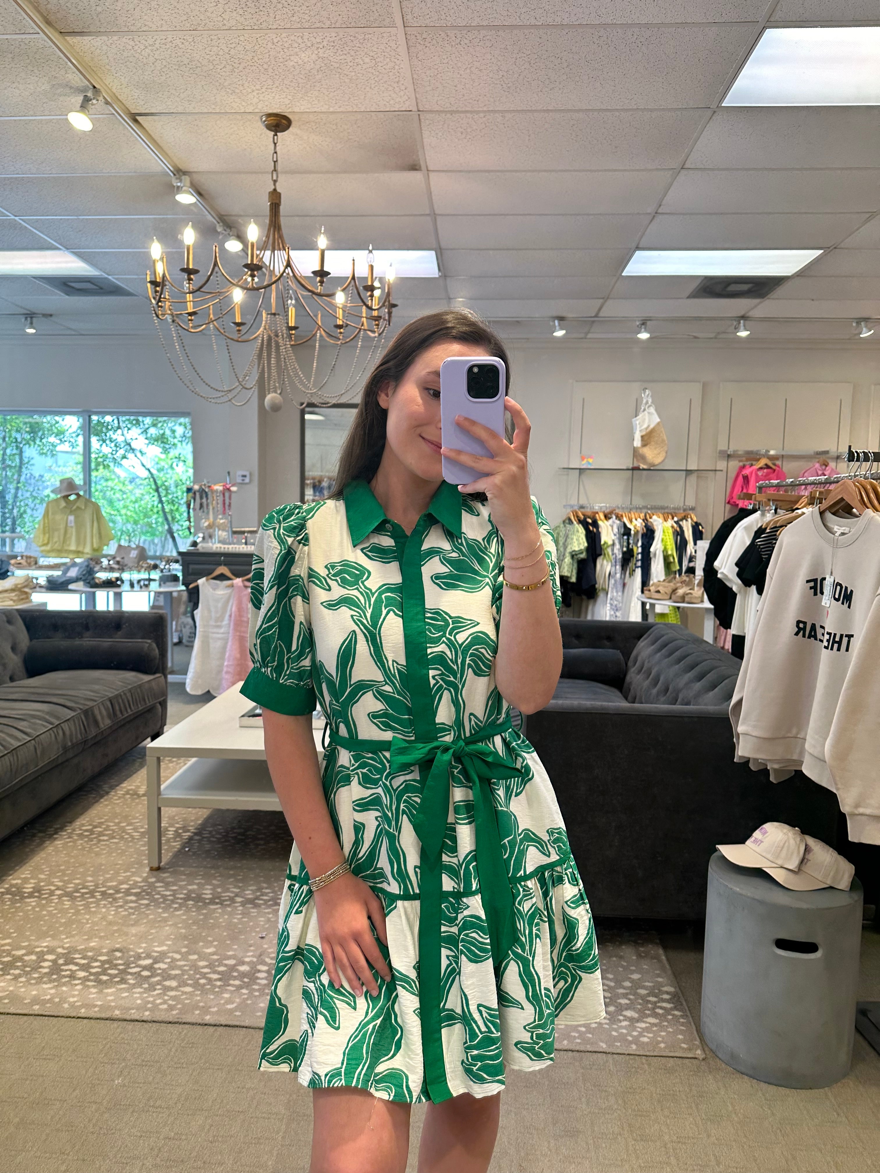 Bambi Dress Green