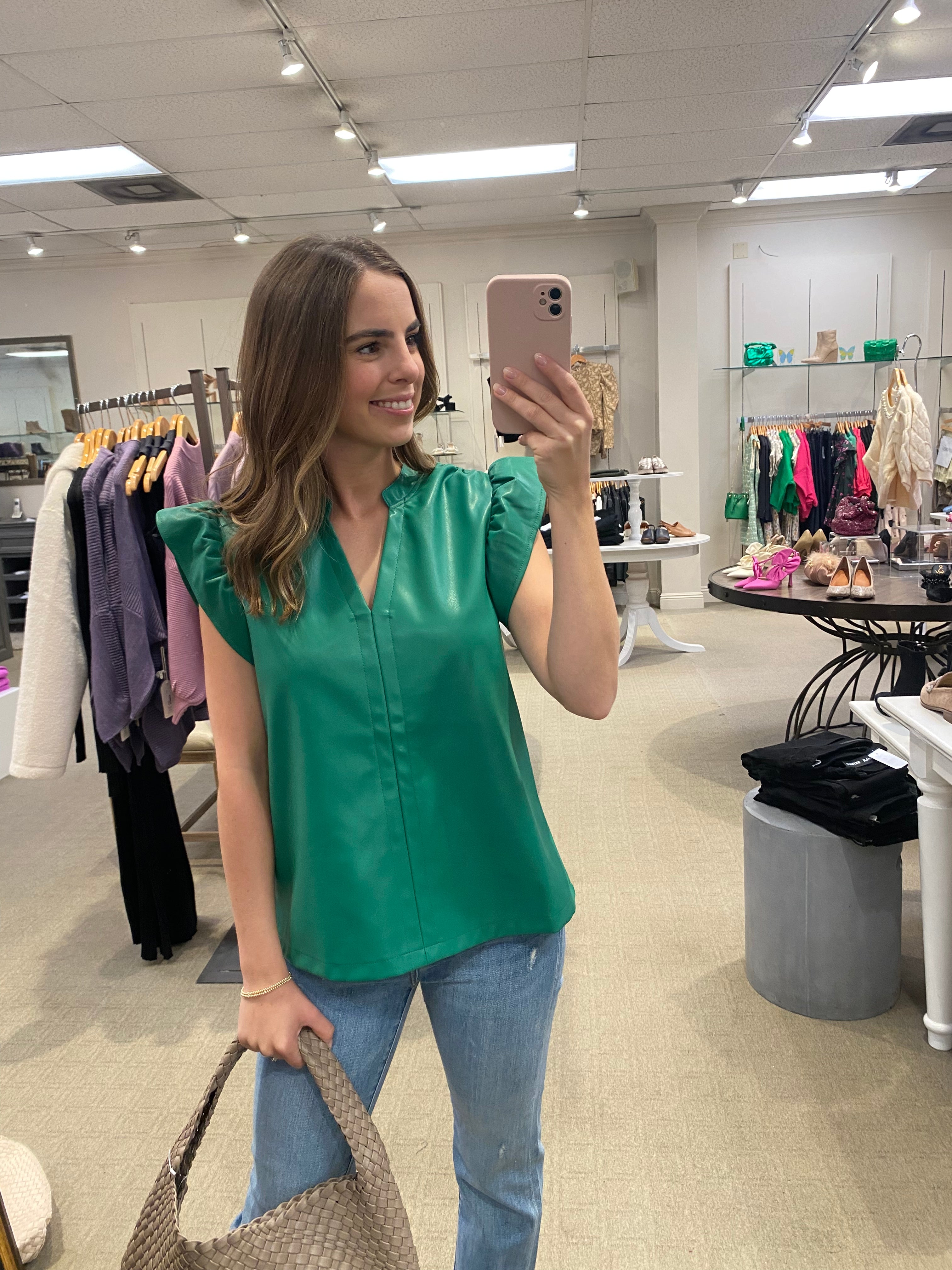 Leather Top