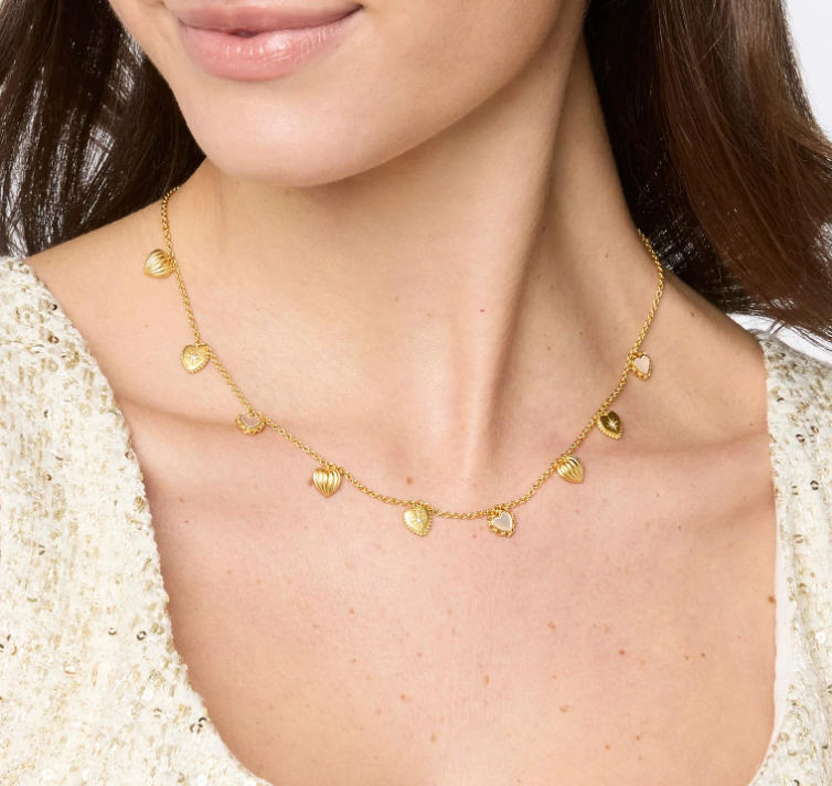 Heart Delicate Charm Neckalce