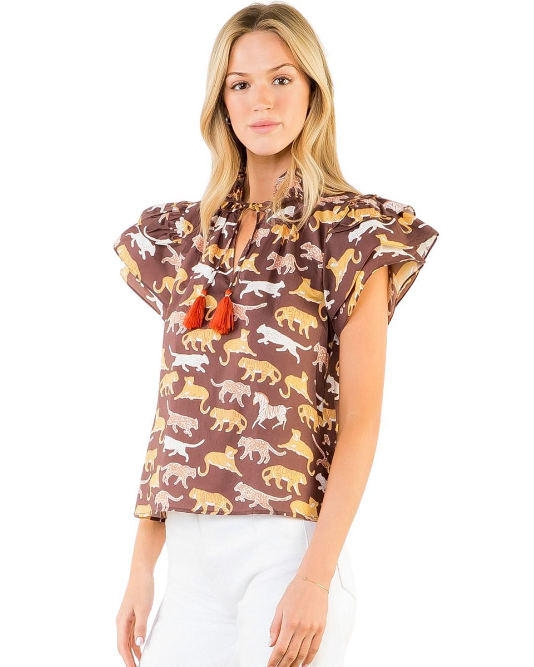 Raquel Top Brown