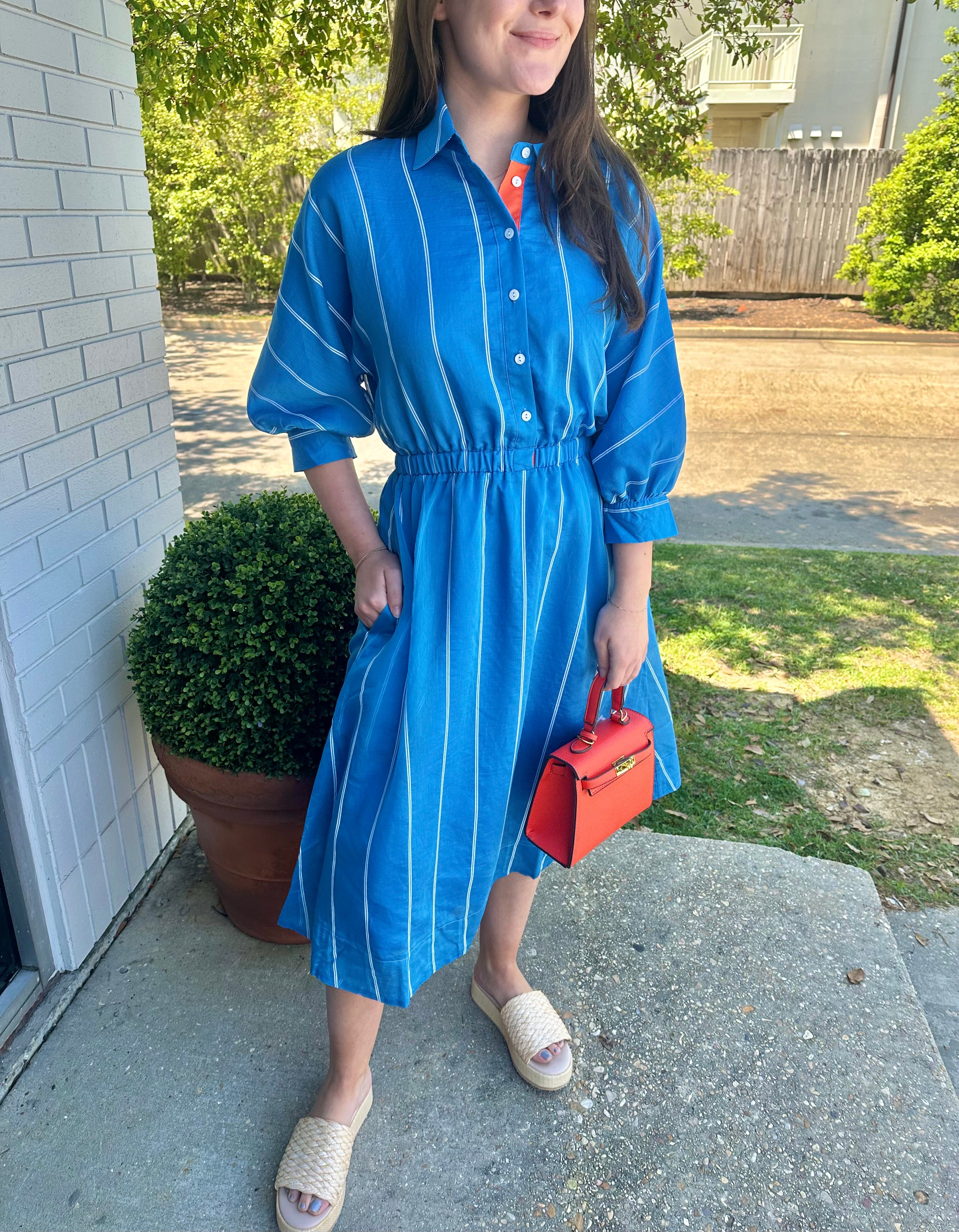 Charm Dress Blue