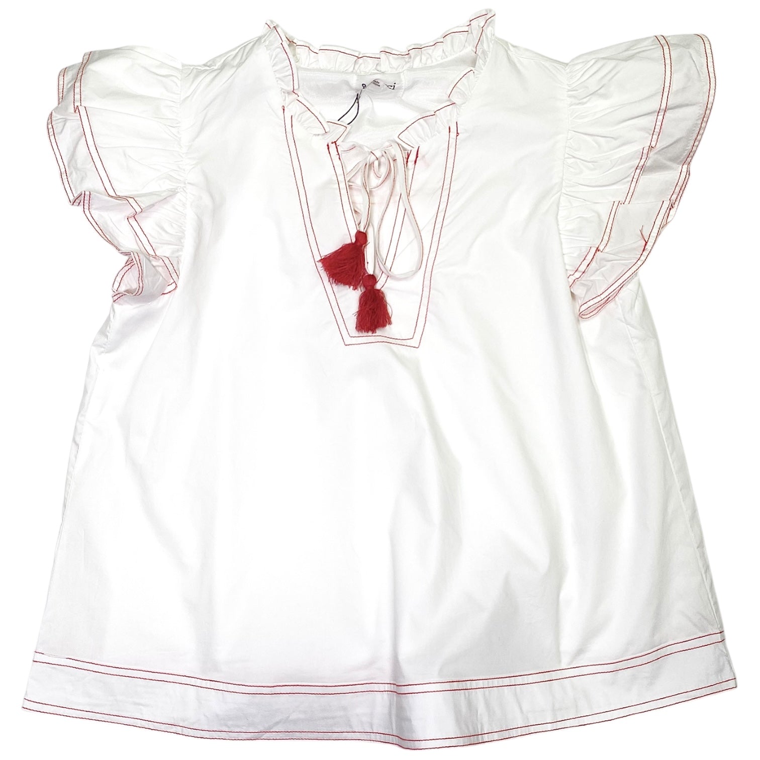 Primrose Flutter Top Off White