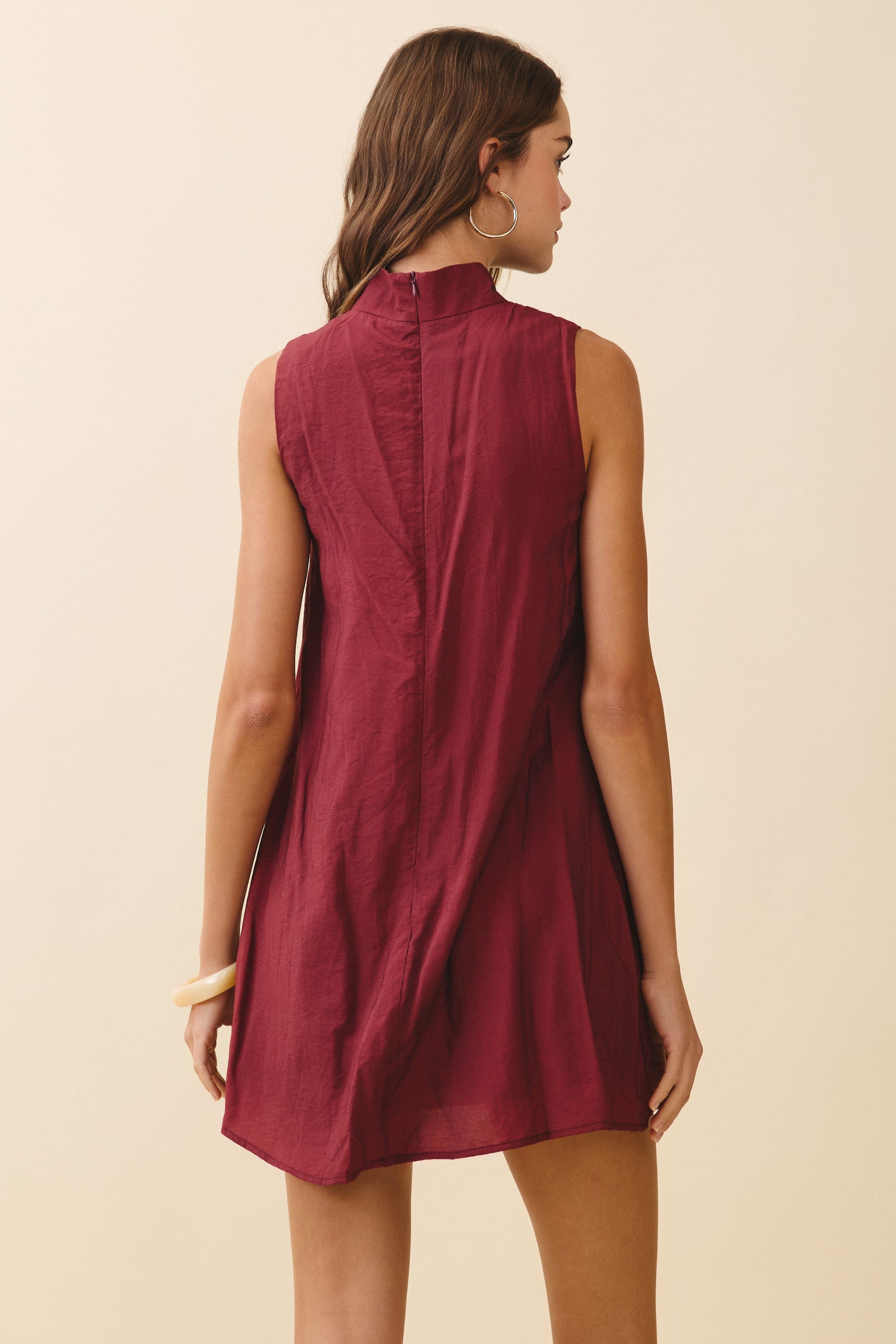 Natalie Dress Burgundy