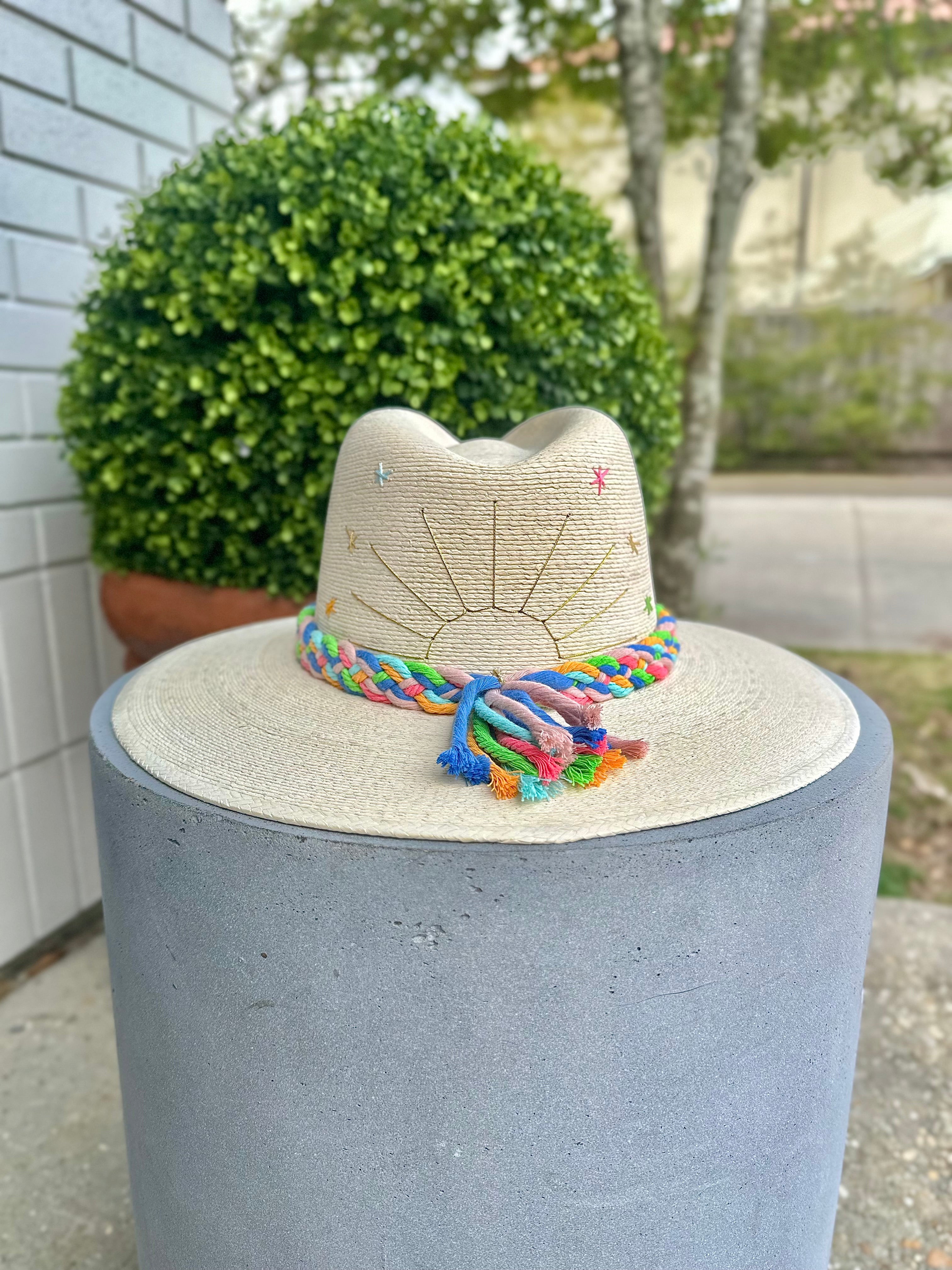 Palm Hat - Sunrise Sparkle
