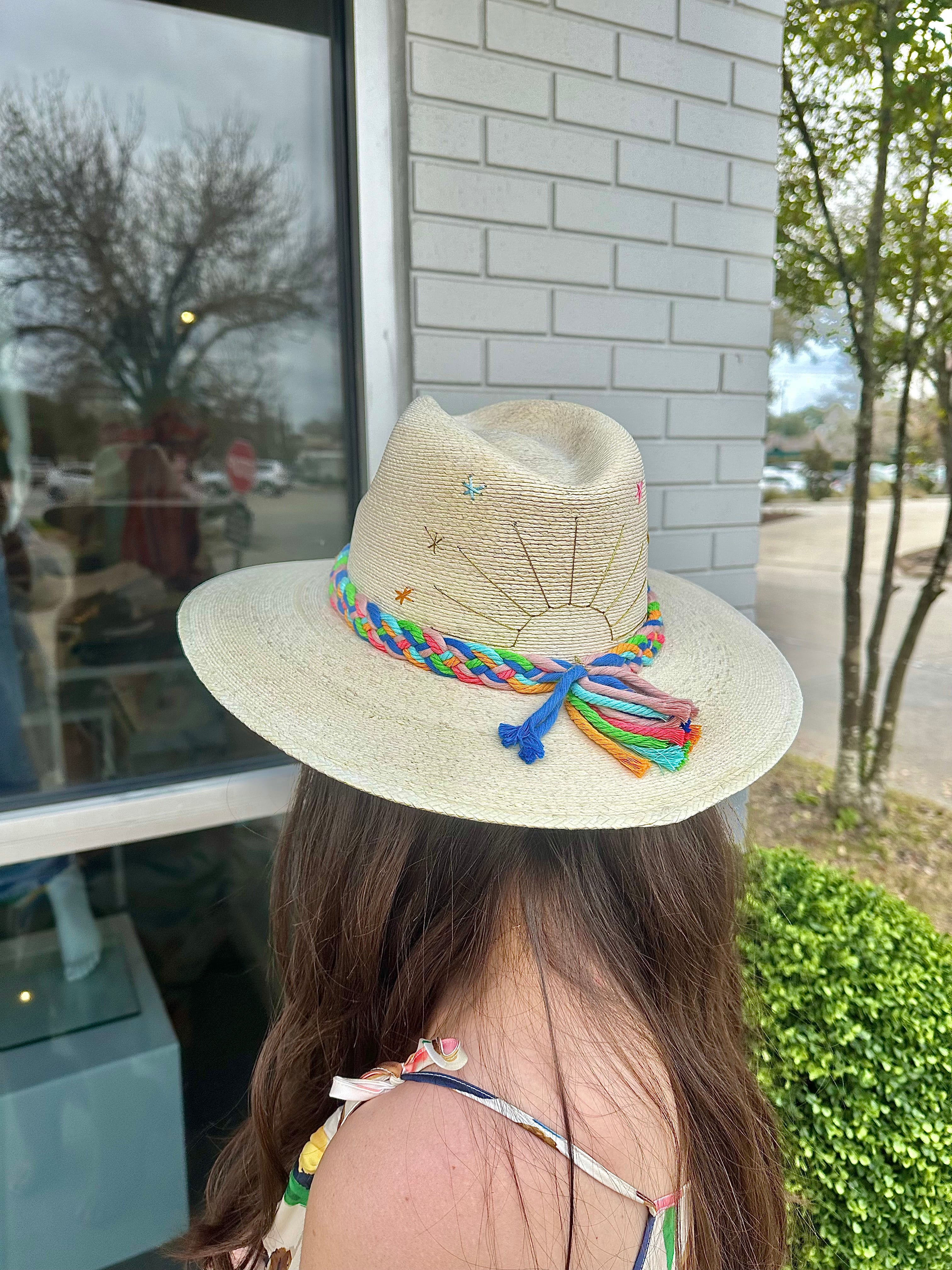 Palm Hat - Sunrise Sparkle