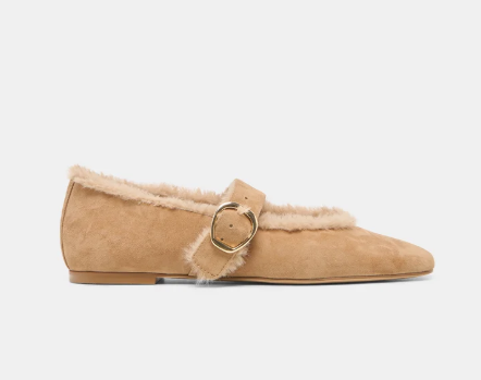 Mella Plush Lt Brown Suede
