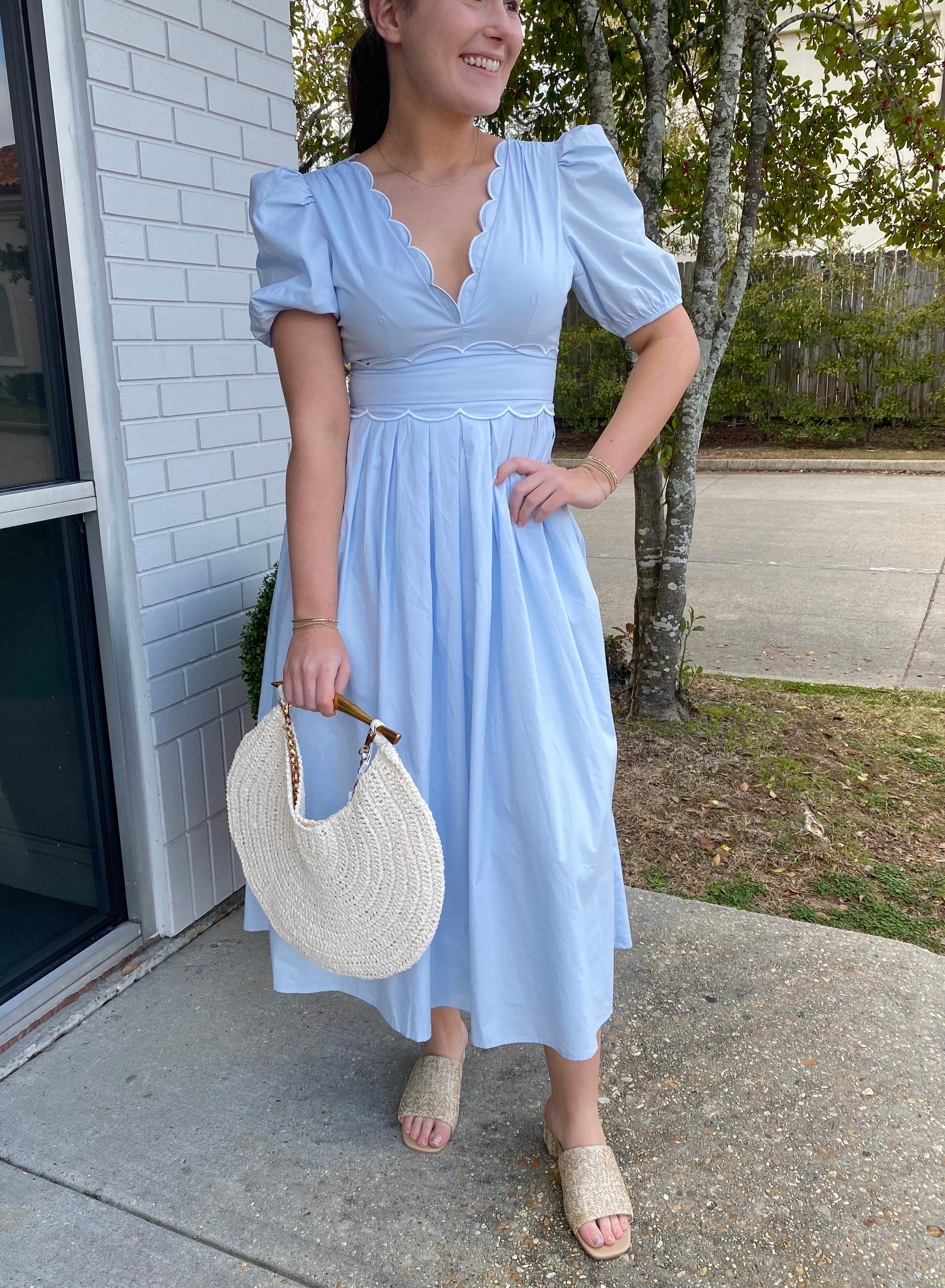 Myra Dress Baby Blue