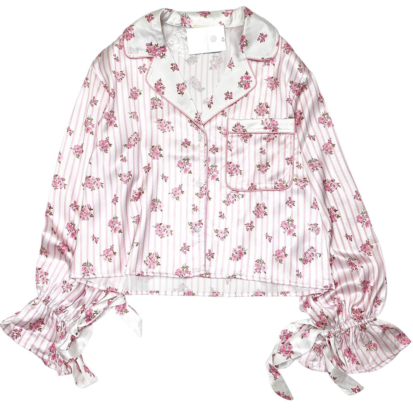 Mavis Pajamas White/Pink