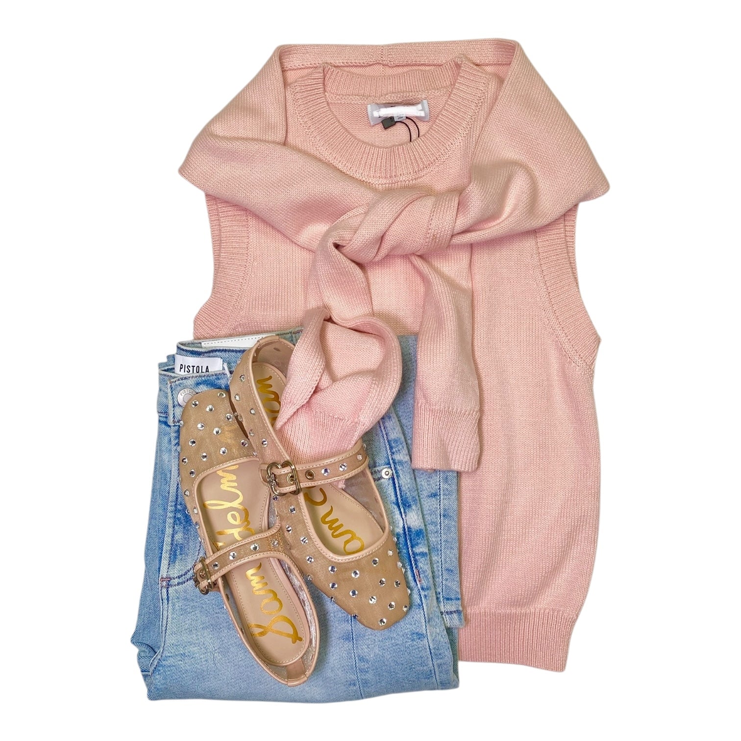 Grace Sweater Top Pink