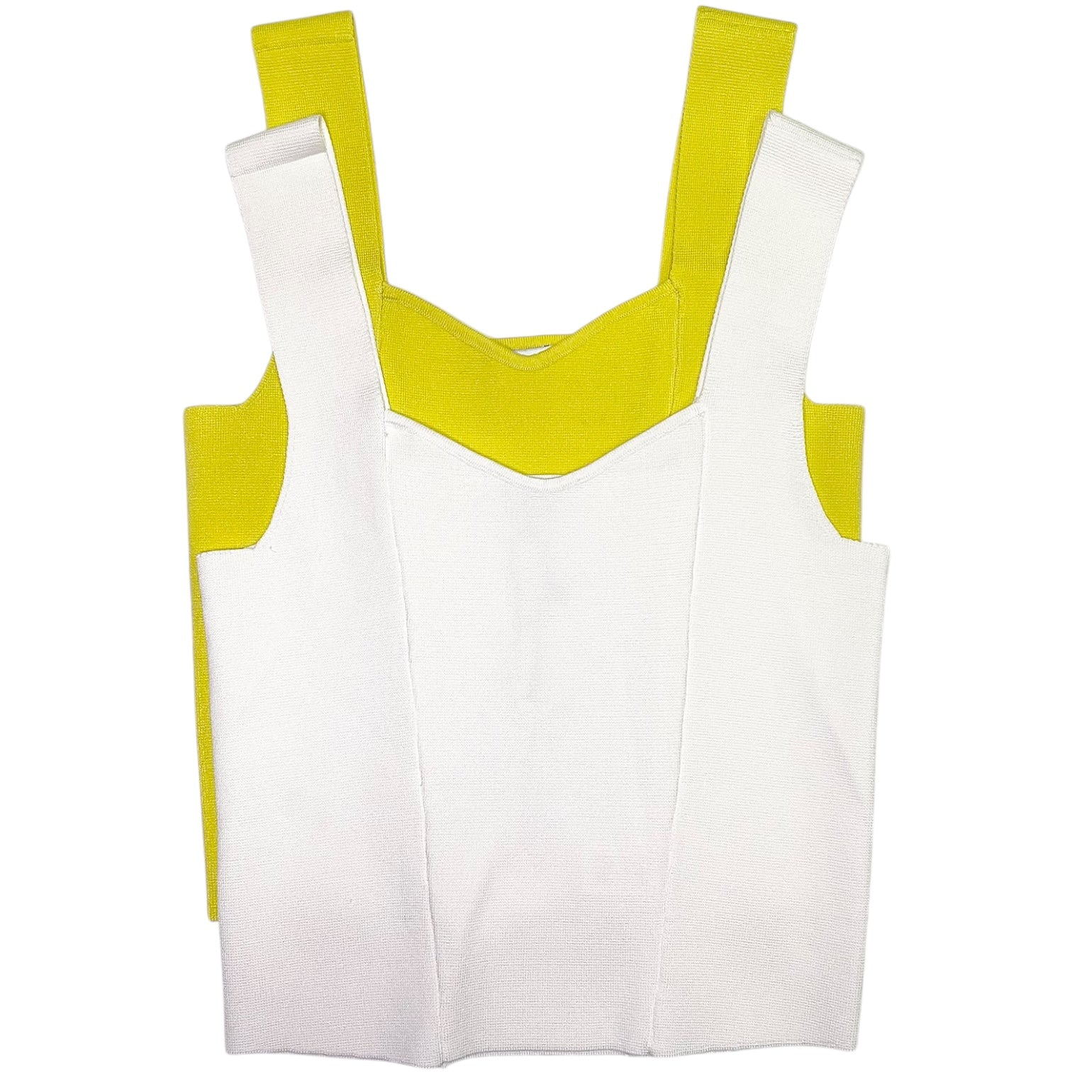 SLVLS Sweater Tank White