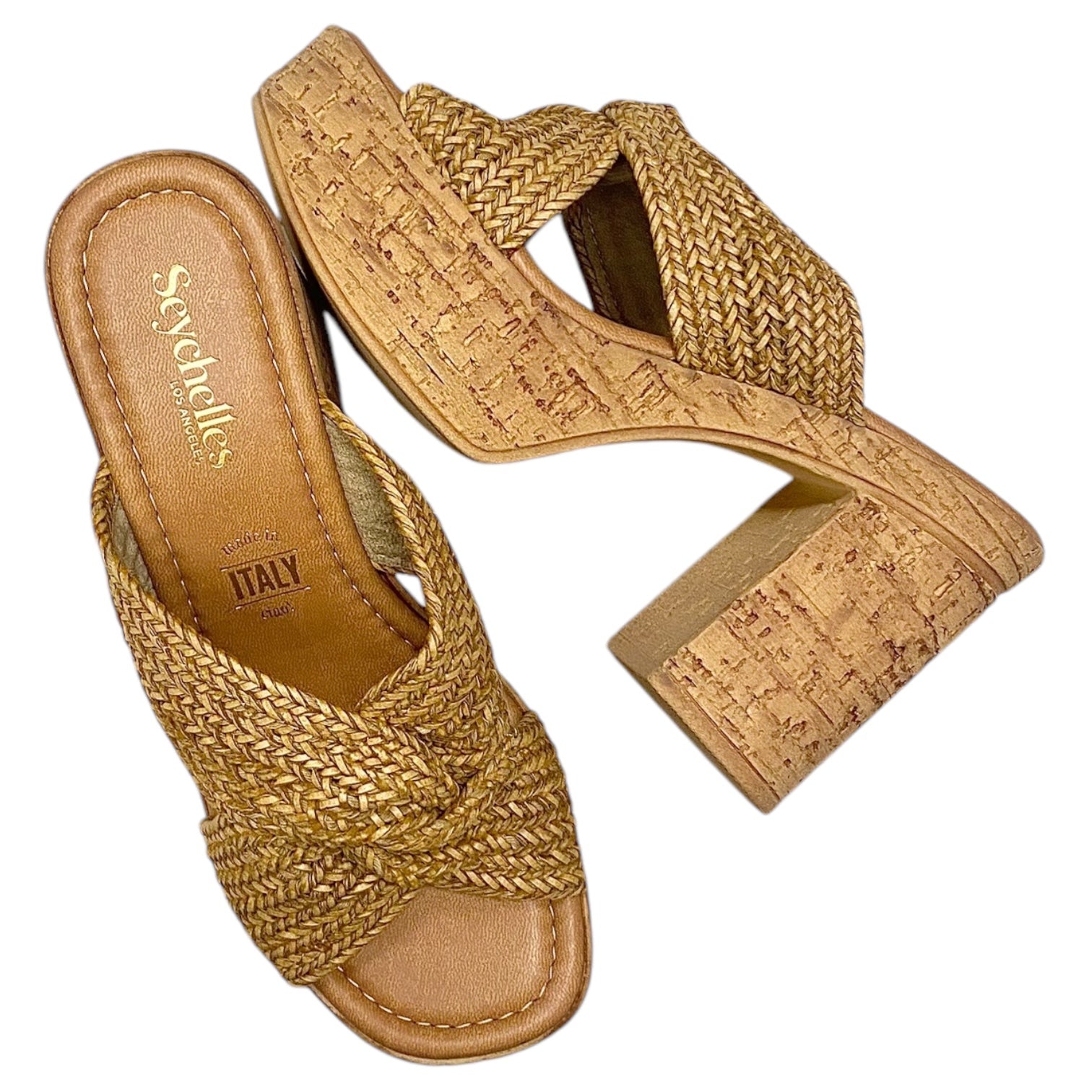 Woven Platform Tan