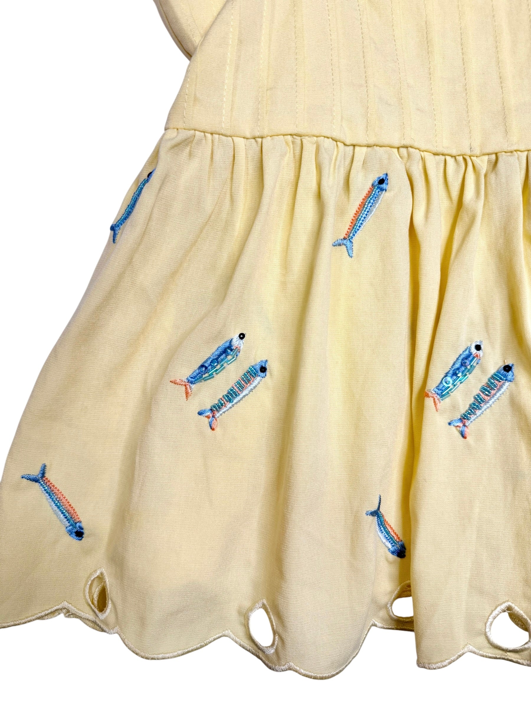 Ellie Fish Top Blue/Yellow