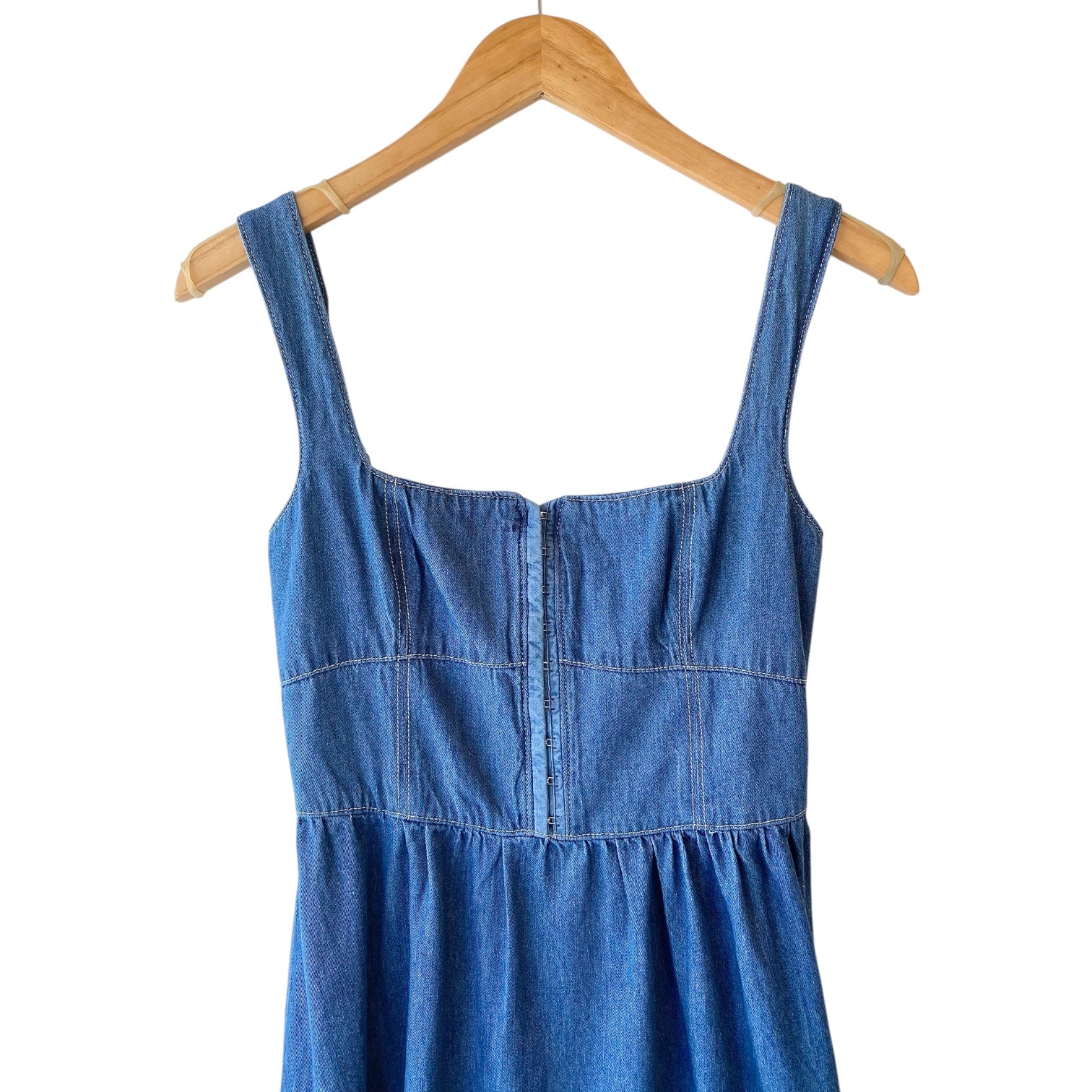 Denim Midi Dress Denim