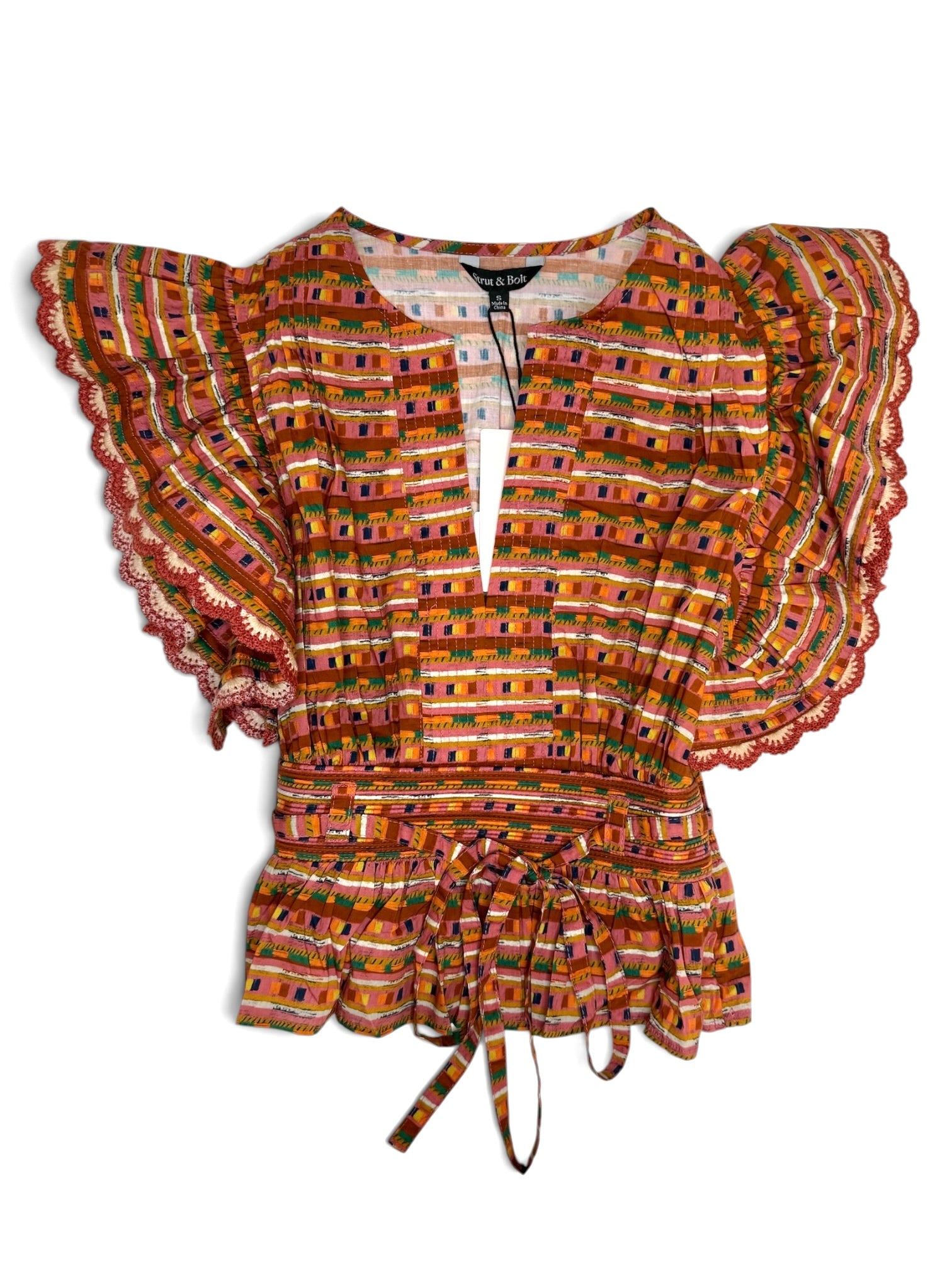 Jacqueline Top Terracota Multi