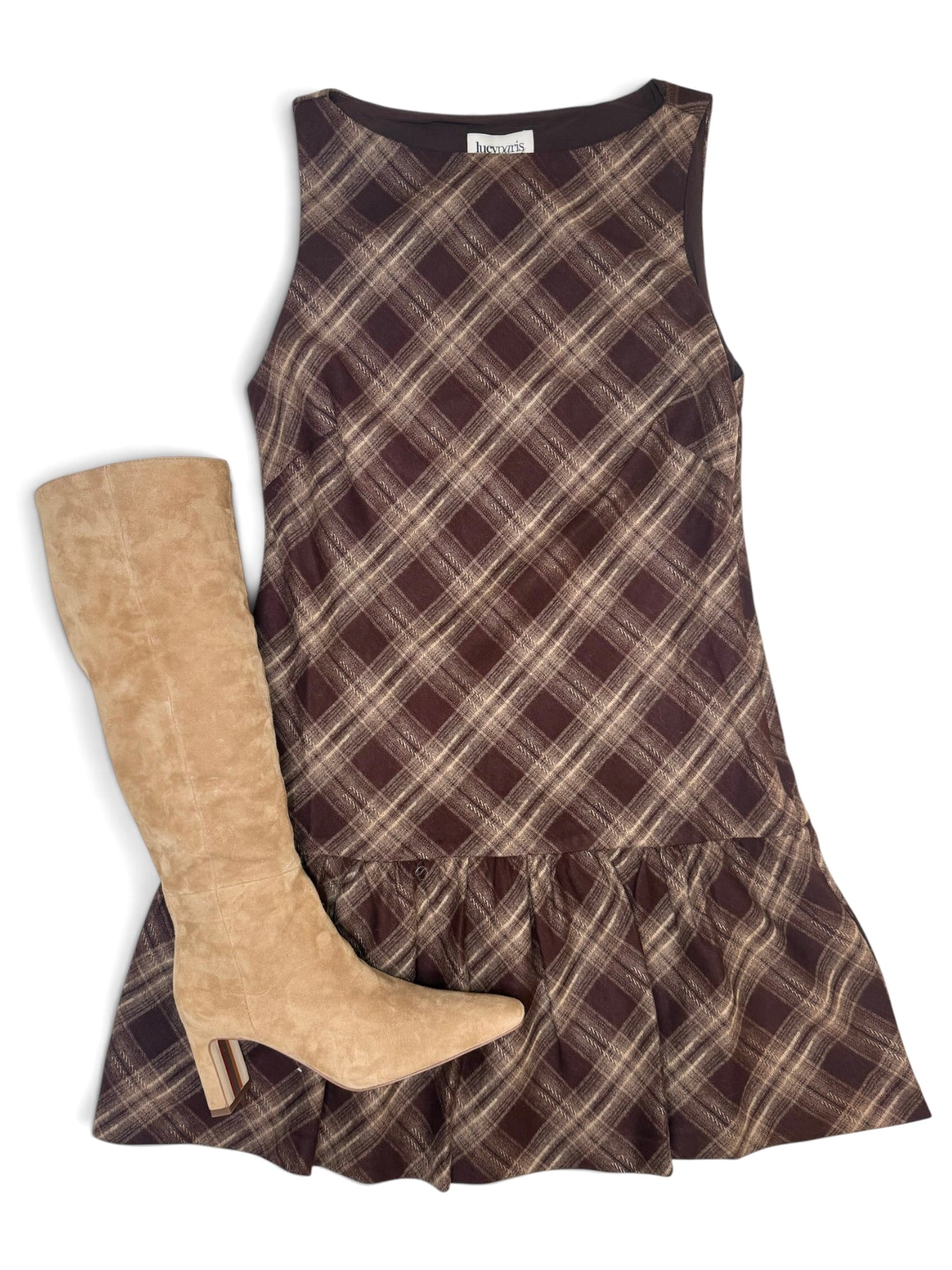 Lara Mini Dress Brown