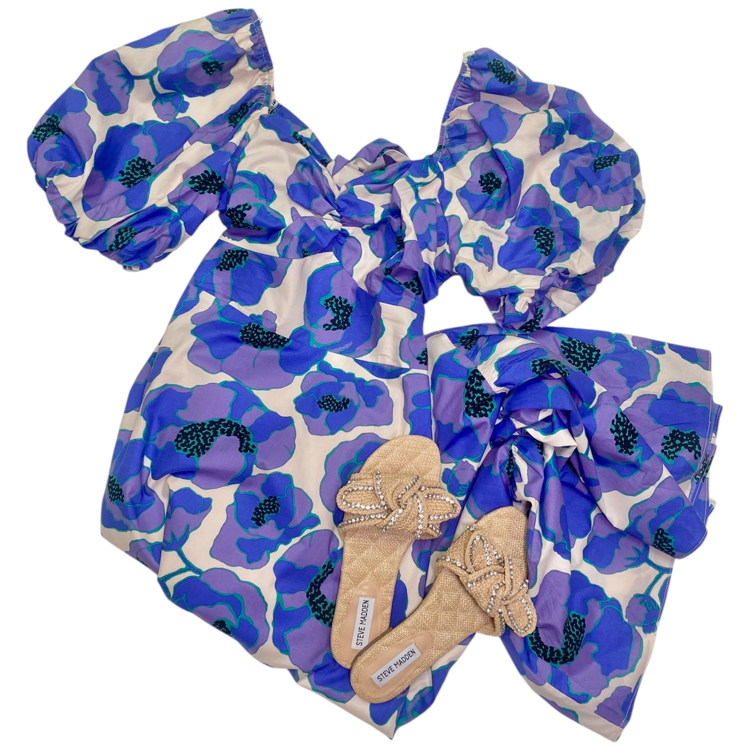 Juniper Dress Blue/White