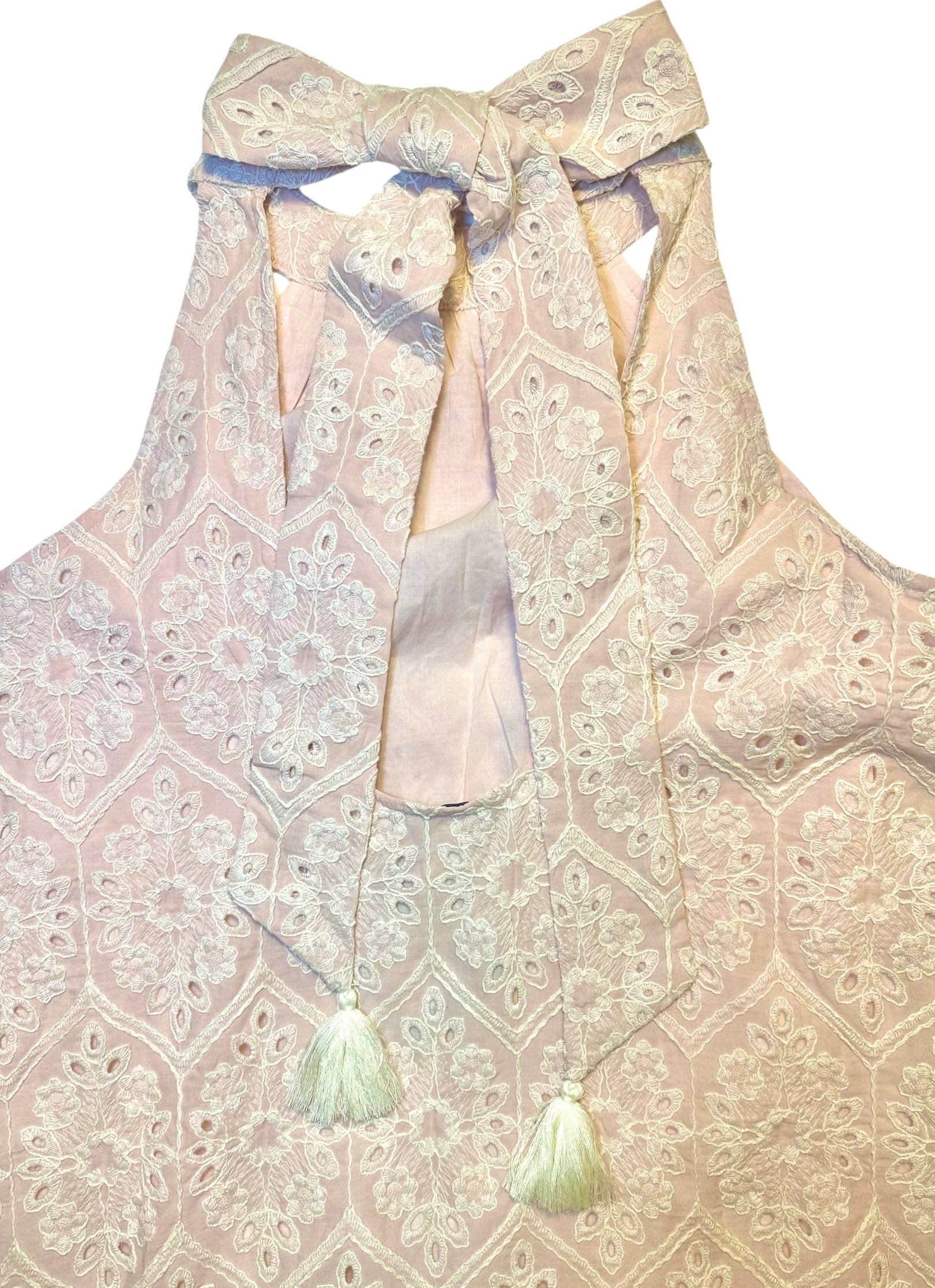 Elana Mini Dress Blush Pink