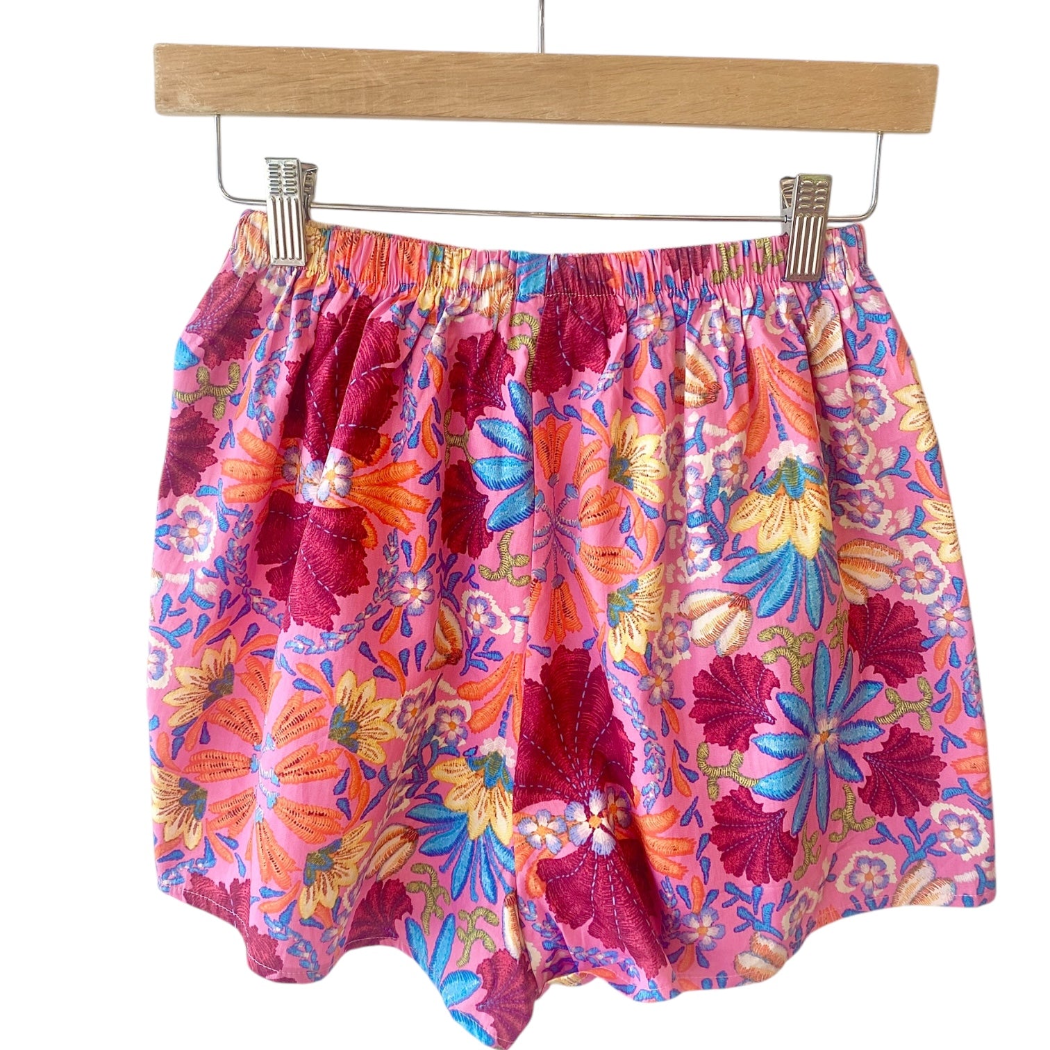 Taya Floral Shorts Pink Multi
