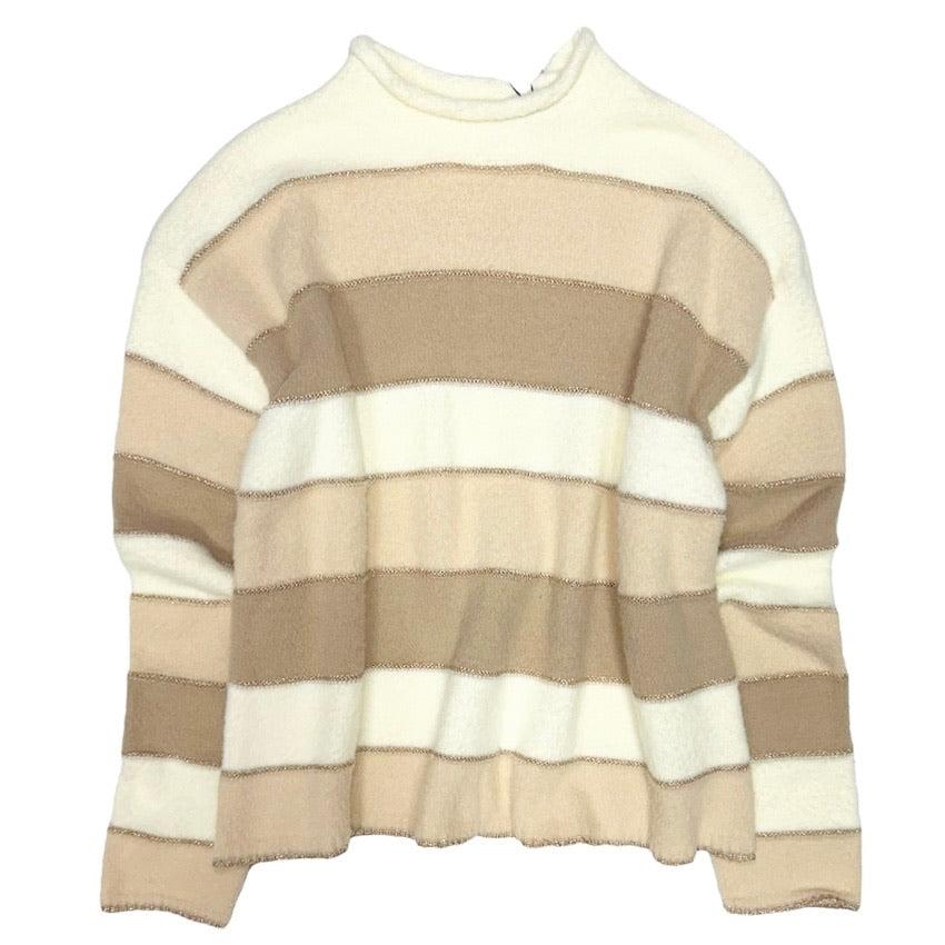 Elaine Stripe Sweater Beige