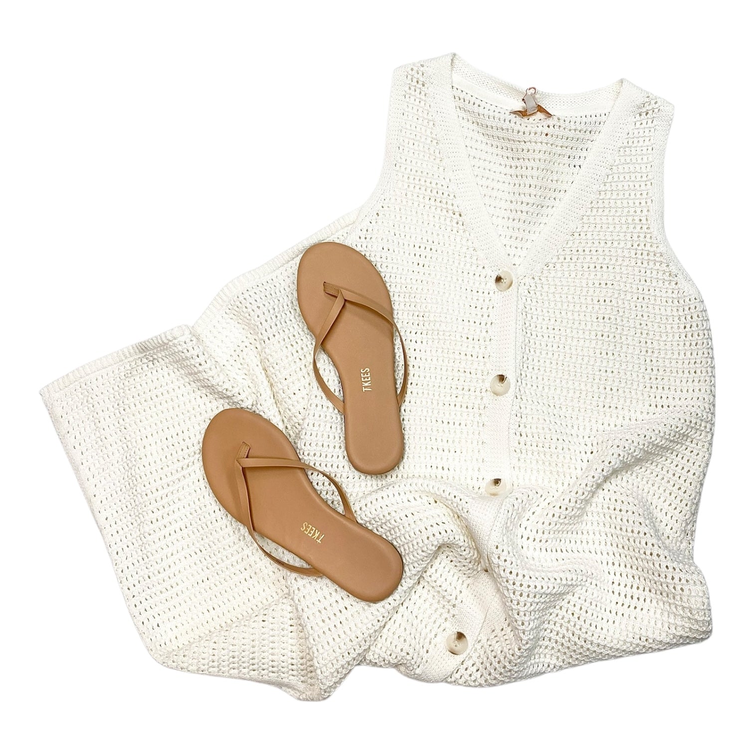 Kyler Coverup Dress Off White