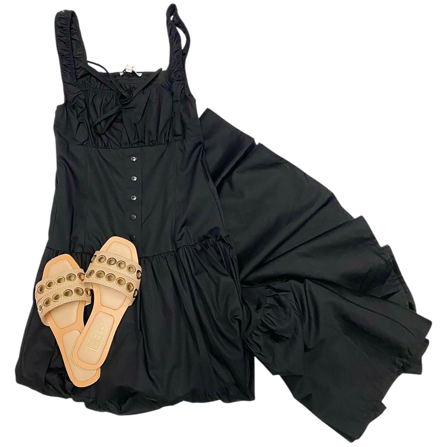 Slvless Corset Maxi Dress