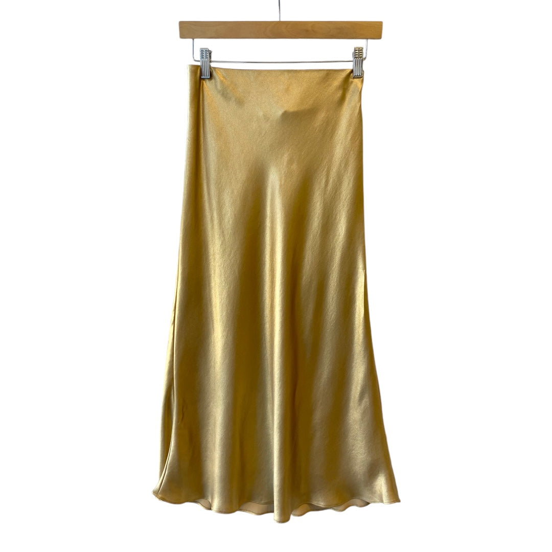 Skylar Midi Skirt Gold