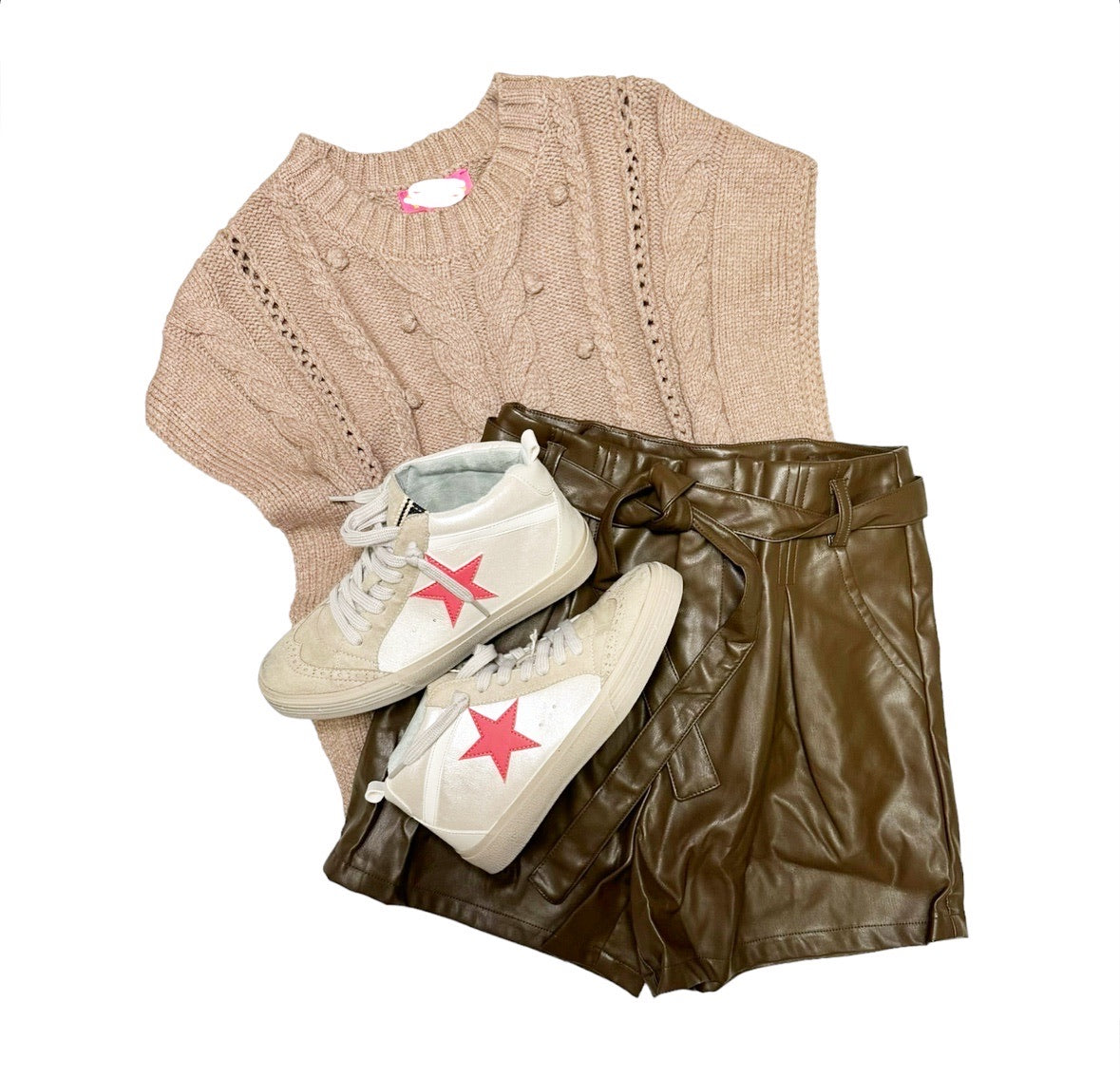 Sasha Top Taupe