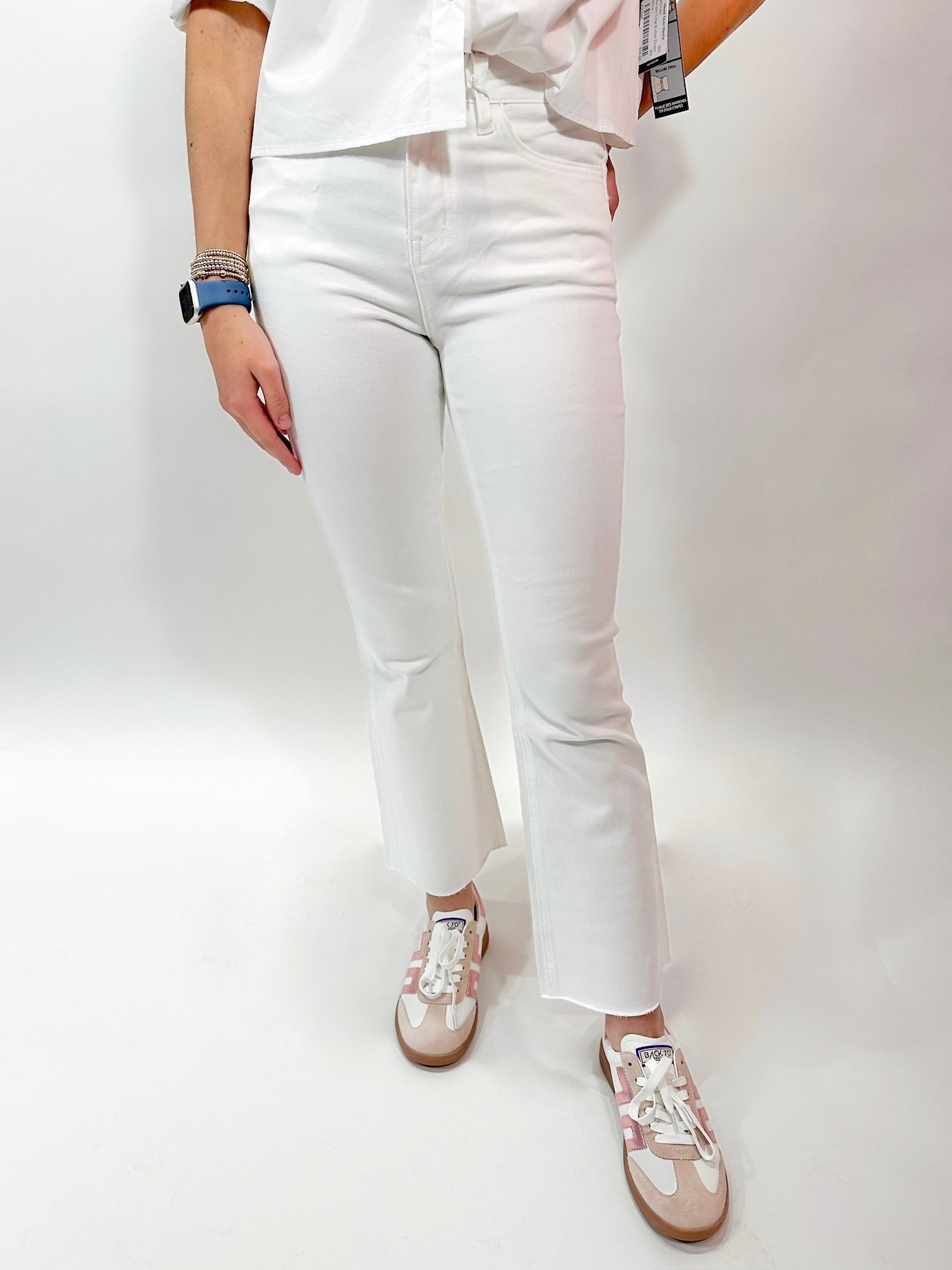 Emily Bootcut Jeans White