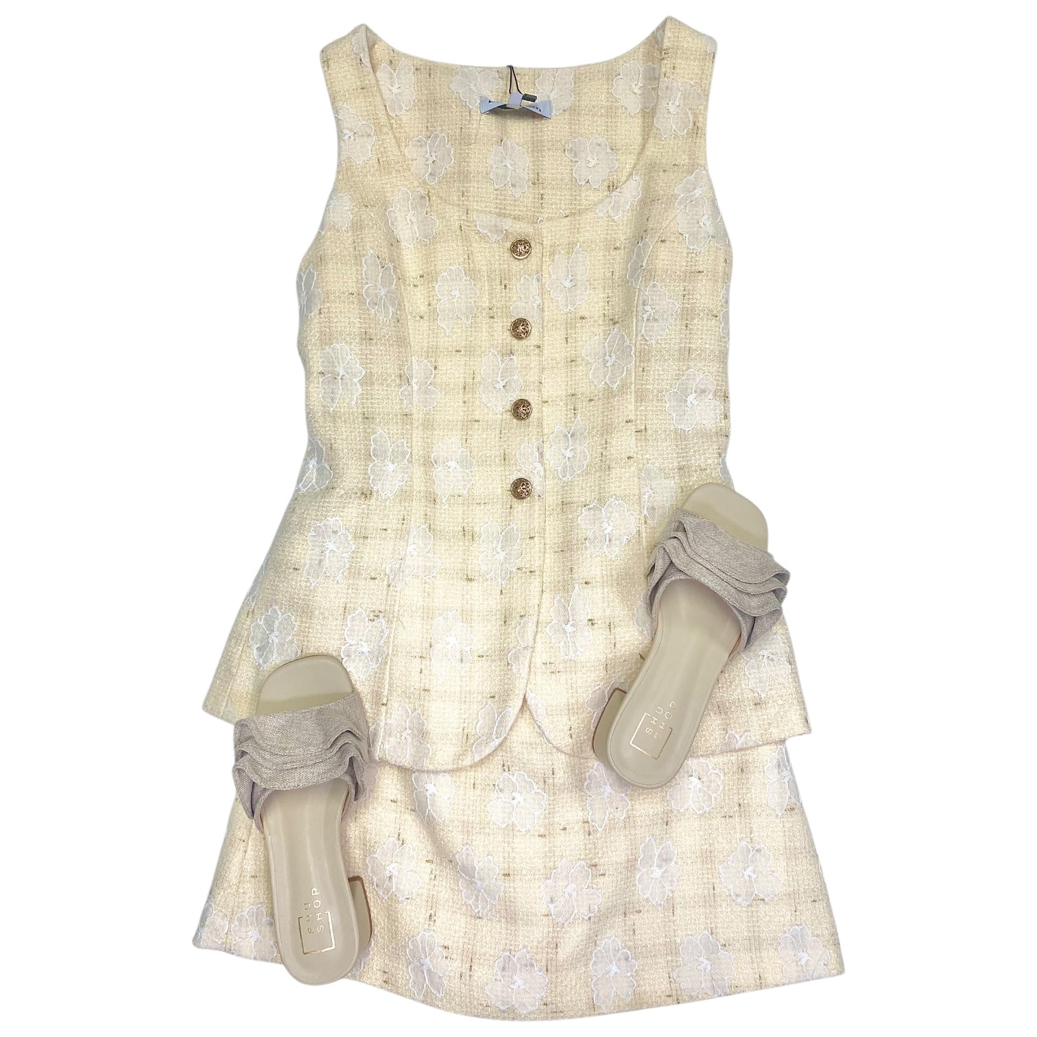 Delaney Tweed Romper