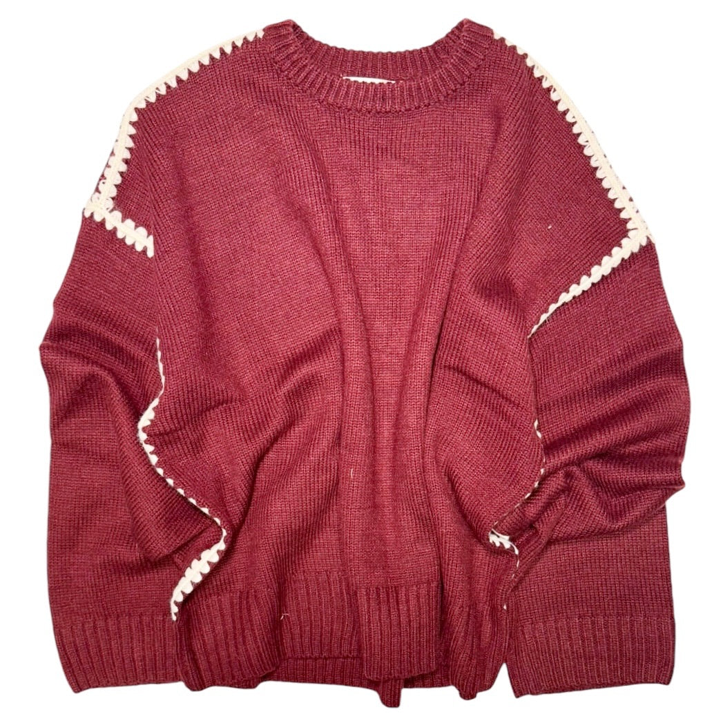 Maggie Whipstitch Sweater