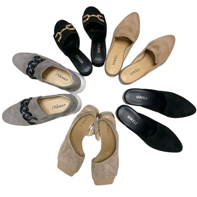 Teja Mule Black Suede