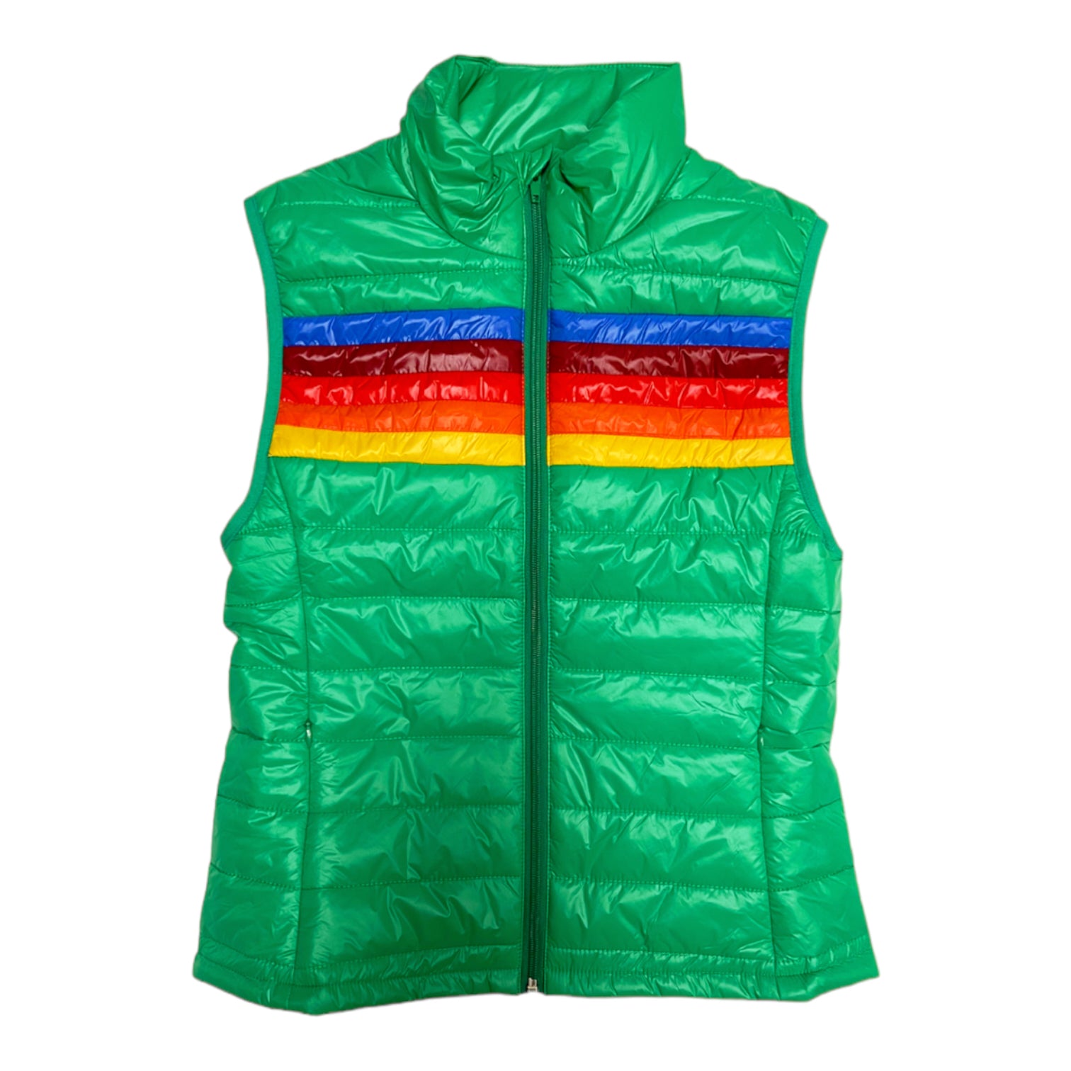 Multicolored Puffer Vest