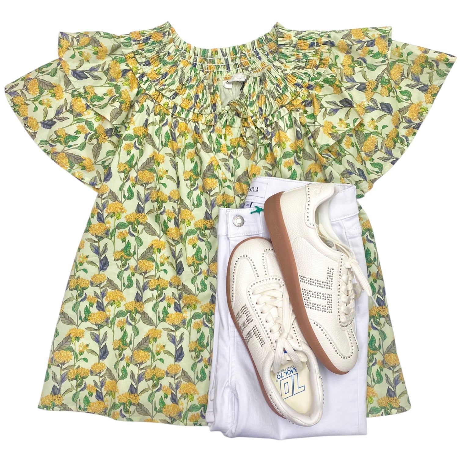 Kirsten Smocked Top