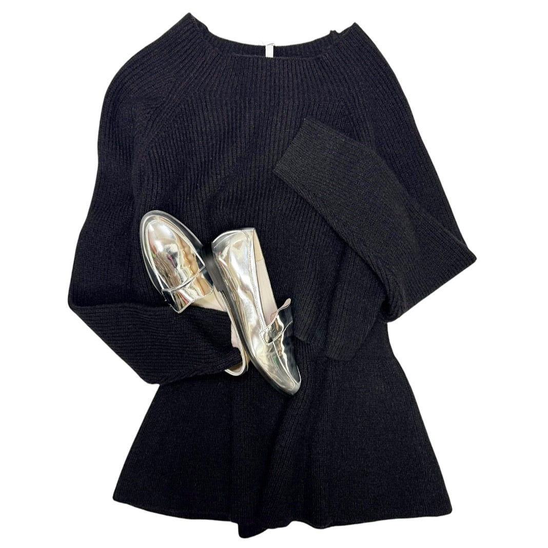 Lydia Sweater Set Black